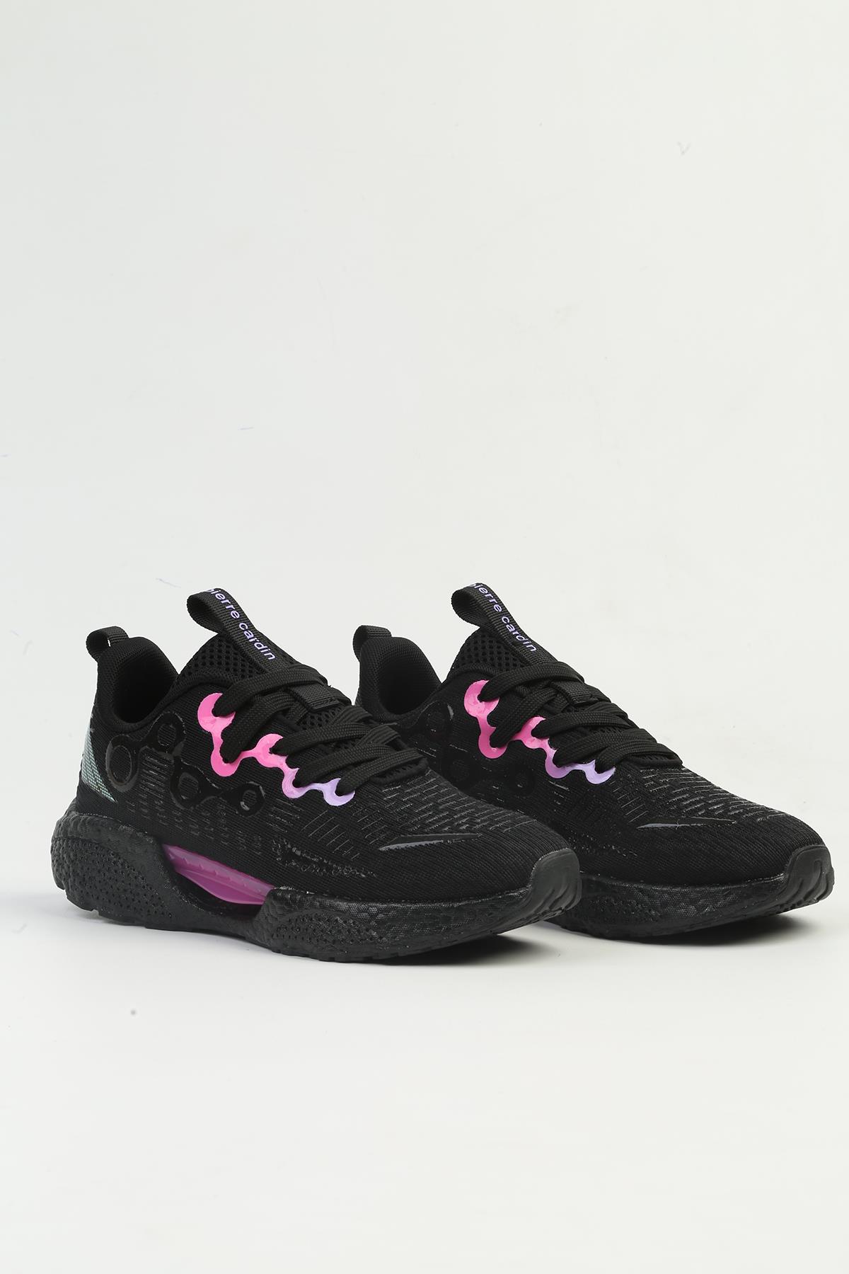 ® İTHAL Kadın Siyah Spor Ayakkabı PCI-10052 - Görsel 3