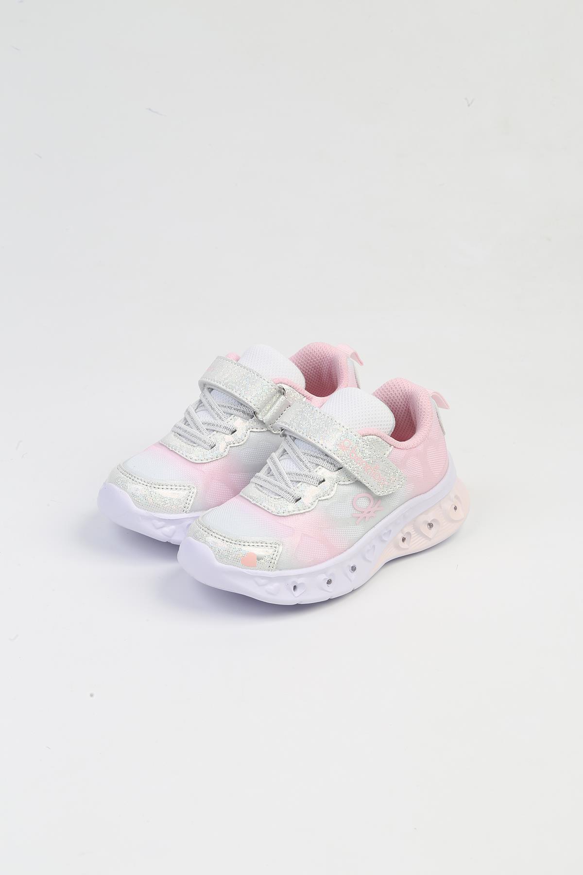 ® İTHAL Gri Pudra Işıklı Çocuk Spor Ayakkabı BNI-10127 - Görsel 5
