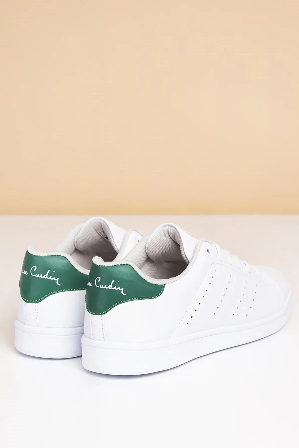 Beyaz-Yeşil Erkek Spor Ayakkabı 2SPCS10152 - Görsel 5