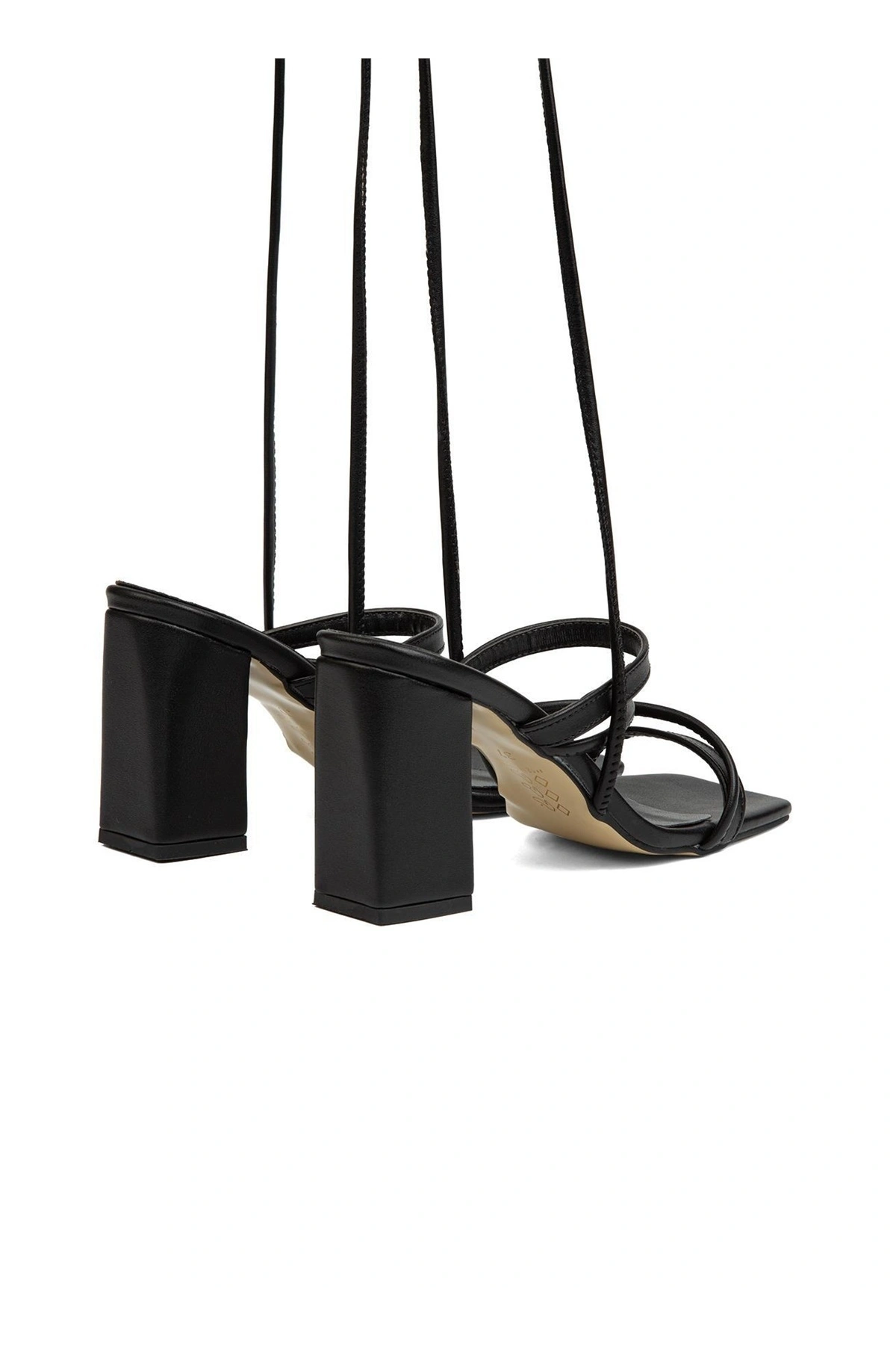 Siyah Kadın Topuklu Ayakkabı PC-52269 - Görsel 4