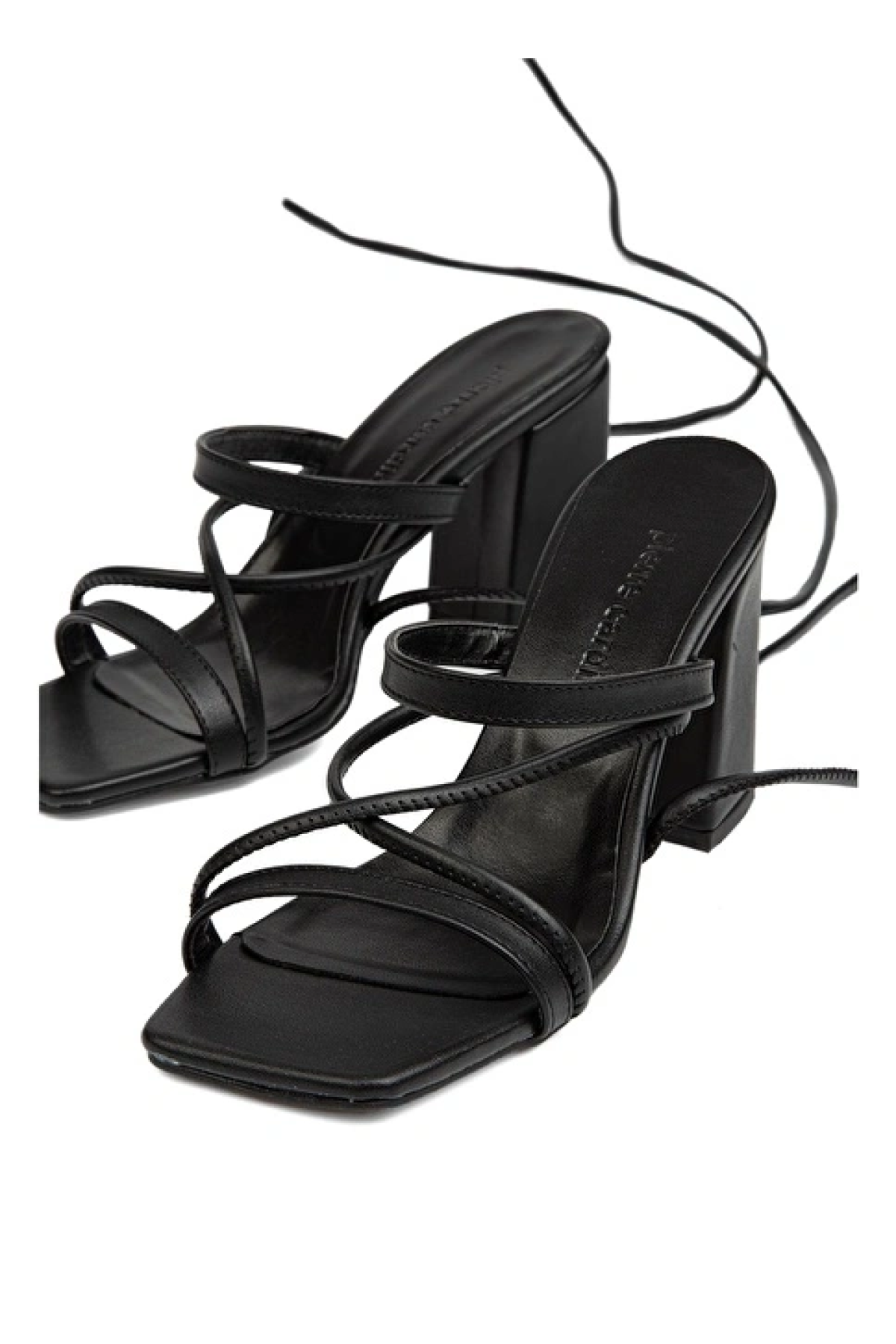 Siyah Kadın Topuklu Ayakkabı PC-52269 - Görsel 6