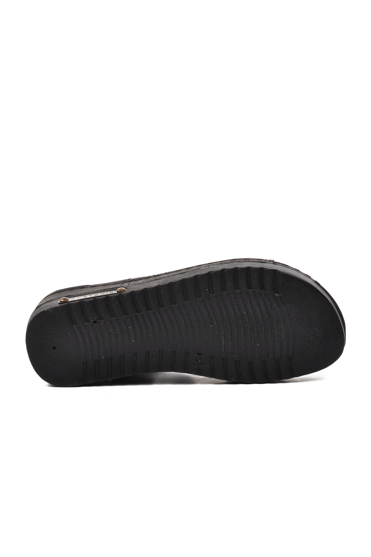 07-109RR Siyah Kadın Sandalet - Görsel 6