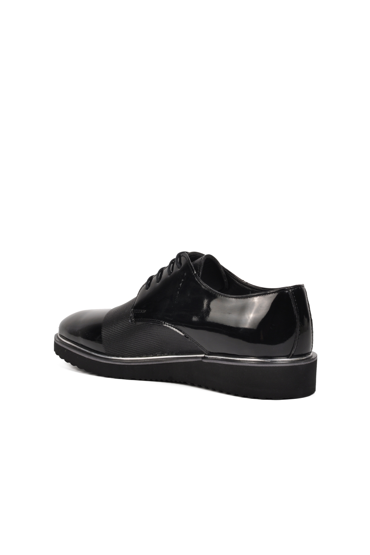 P400 Siyah Rugan Erkek Günlük Ayakkabı - Görsel 5