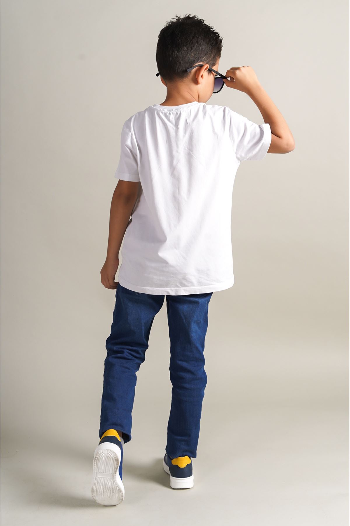 1007 Montana Çocuk Ayakkabı Lacivert-Mavi-Sarı - Görsel 4