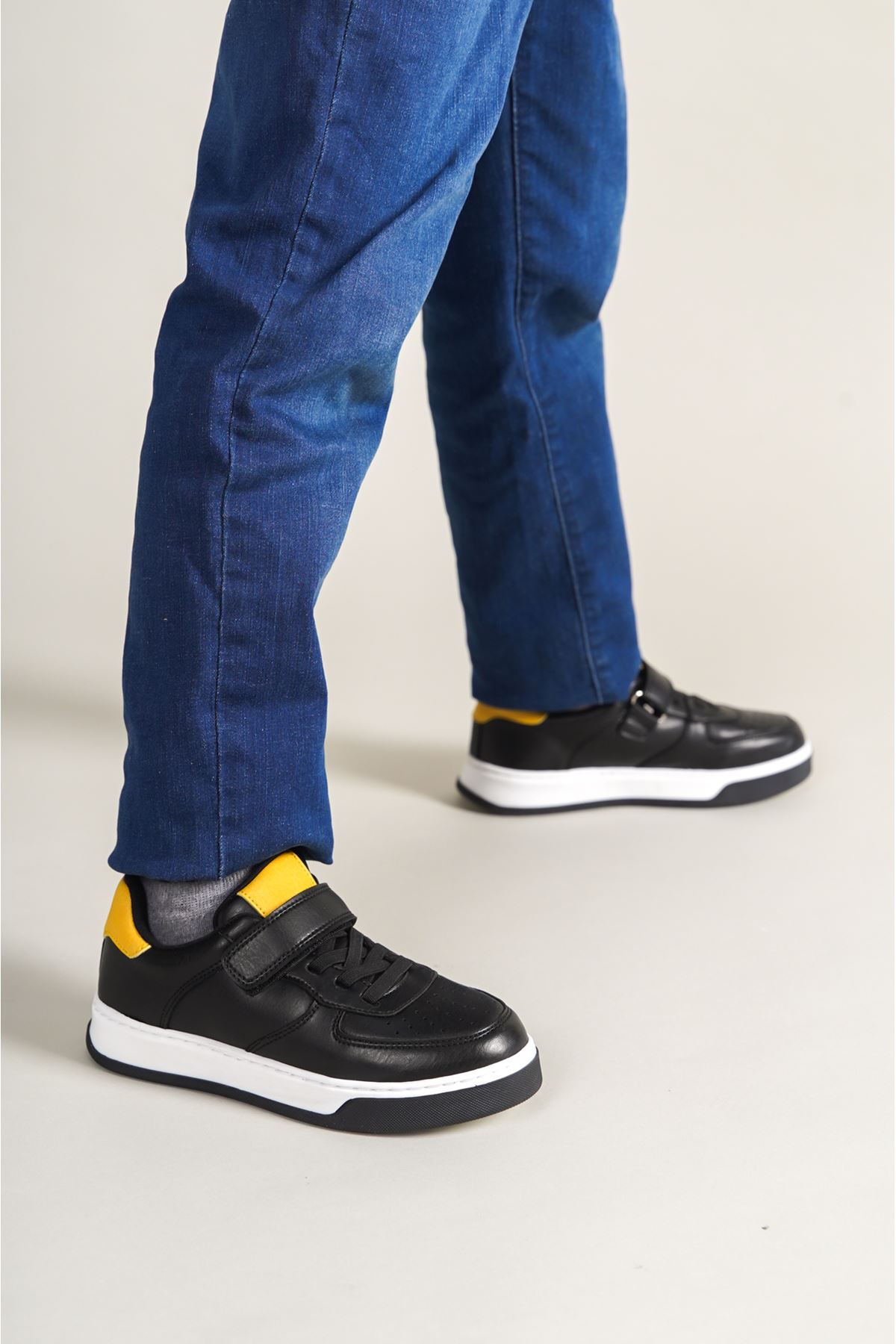 1009 Prime Çocuk Ayakkabı SIYAH/SARI - Görsel 3