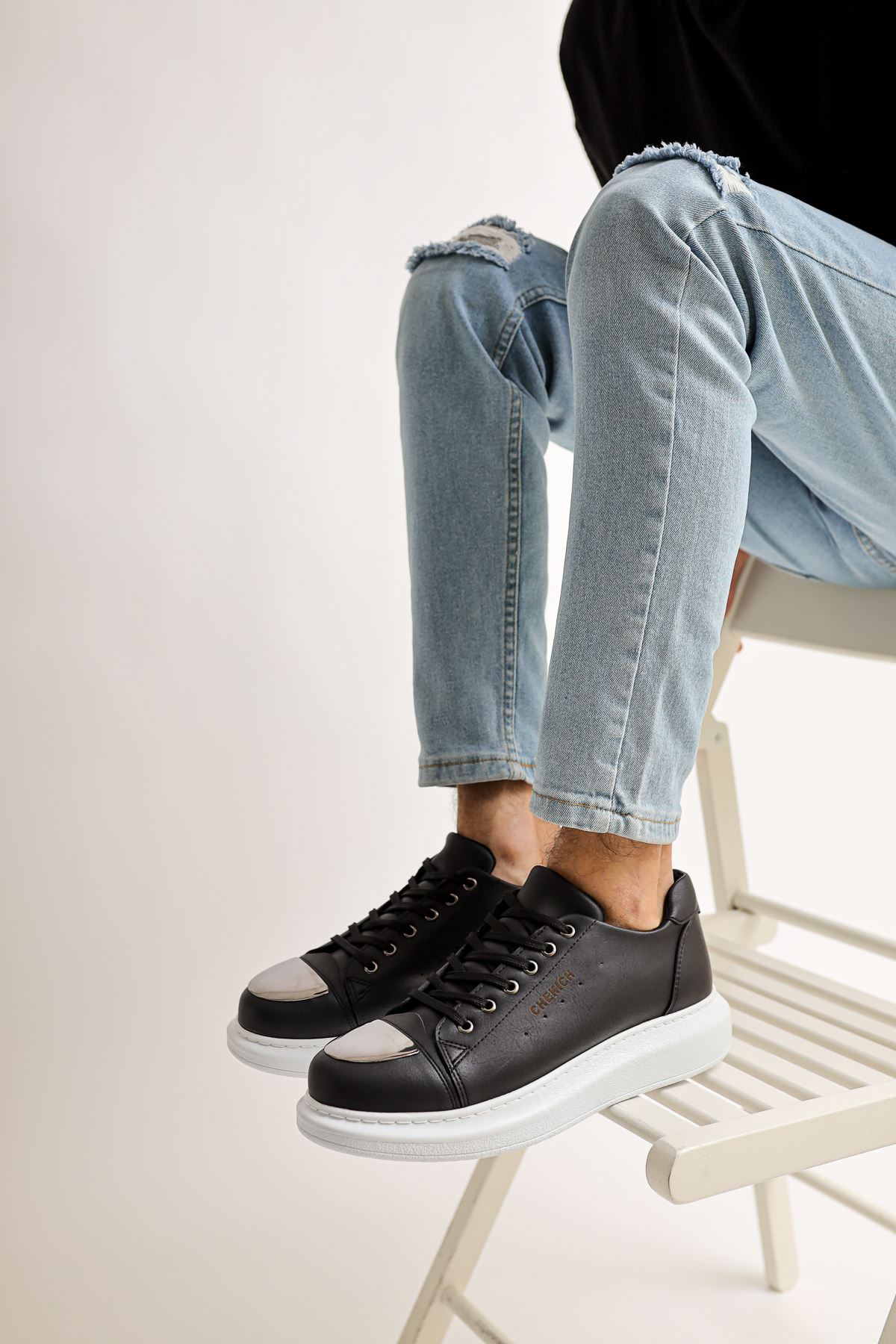 CH175 CBT Mirror Erkek Ayakkabı SIYAH - Görsel 3