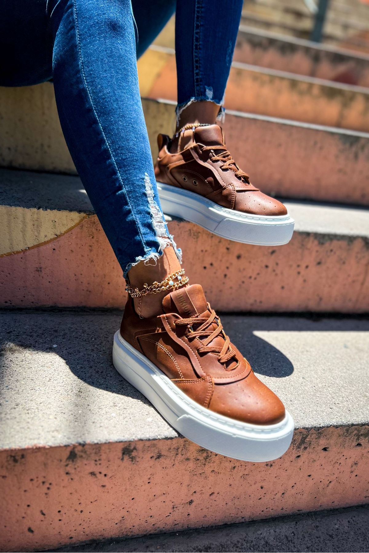 CH187 CBT Kadın Ayakkabı TABA - Görsel 3