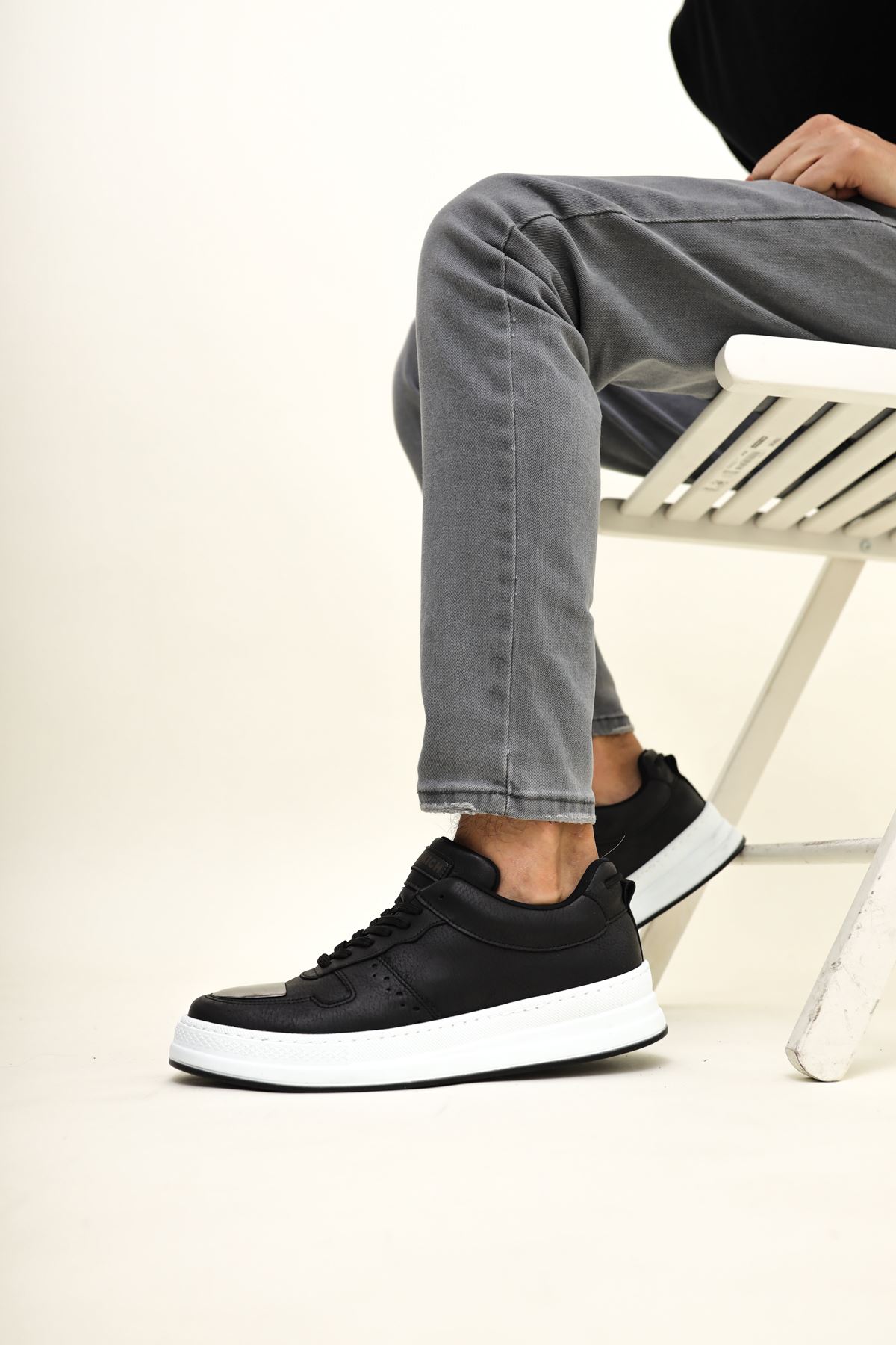 CH185 CBT Force Mirror Erkek Ayakkabı SIYAH - Görsel 4