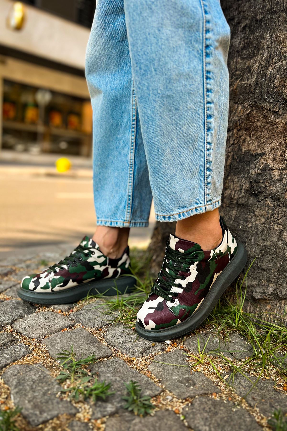 CH252 RRT Printed Erkek Ayakkabı 306 YESIL KAMUFLAJ - Görsel 3