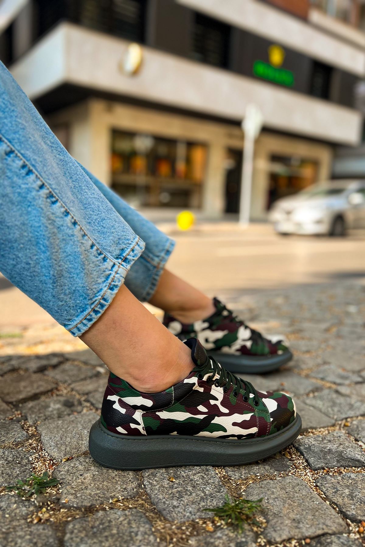 CH252 RRT Printed Erkek Ayakkabı 306 YESIL KAMUFLAJ - Görsel 4