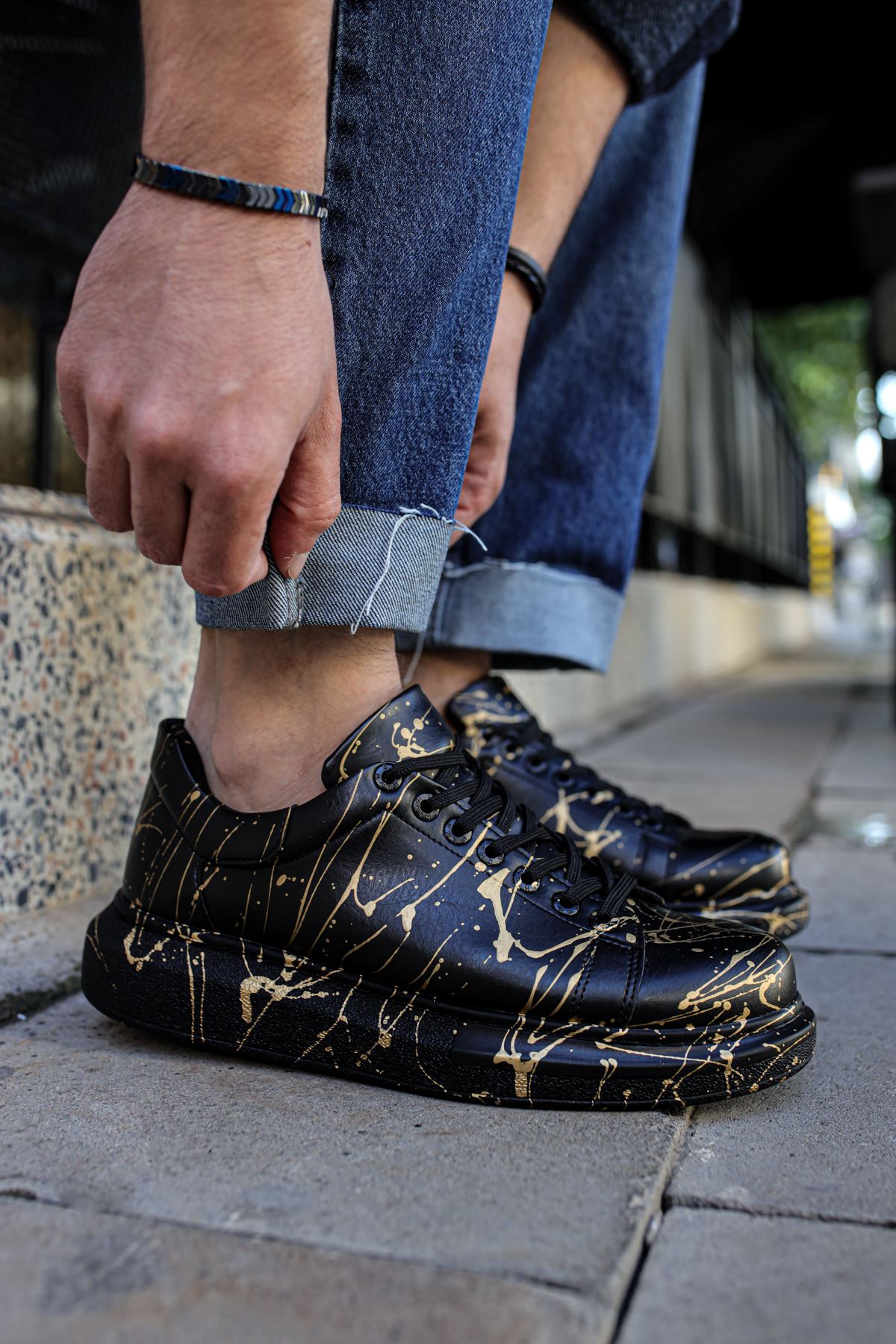 CH254 CST Pittura Erkek Ayakkabı 473 ALTIN SPLUSH - Görsel 2