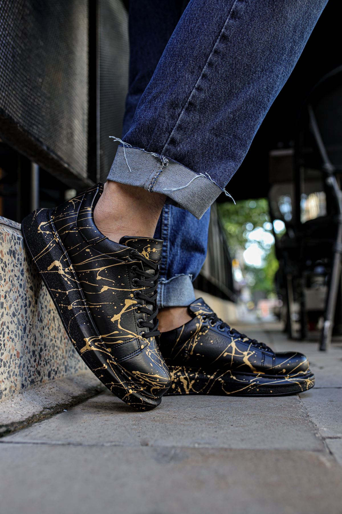 CH254 CST Pittura Erkek Ayakkabı 473 ALTIN SPLUSH - Görsel 4