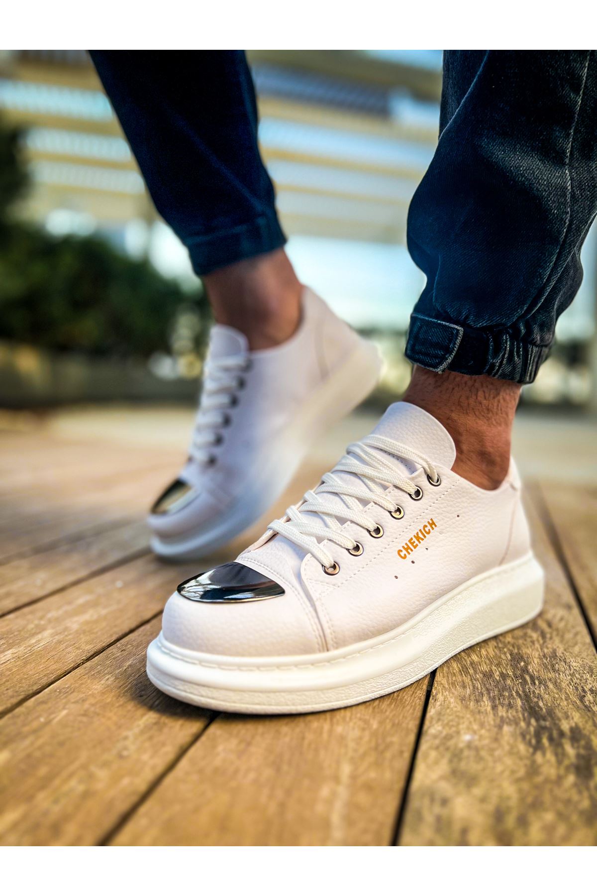 CH175 CBT Mirror Erkek Ayakkabı BEYAZ - Görsel 2