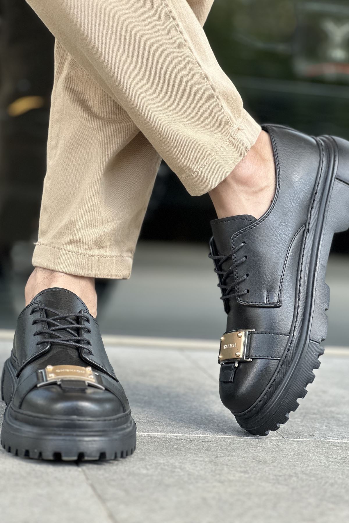 CH2402 FST Erkek Ayakkabı SIYAH - Görsel 5