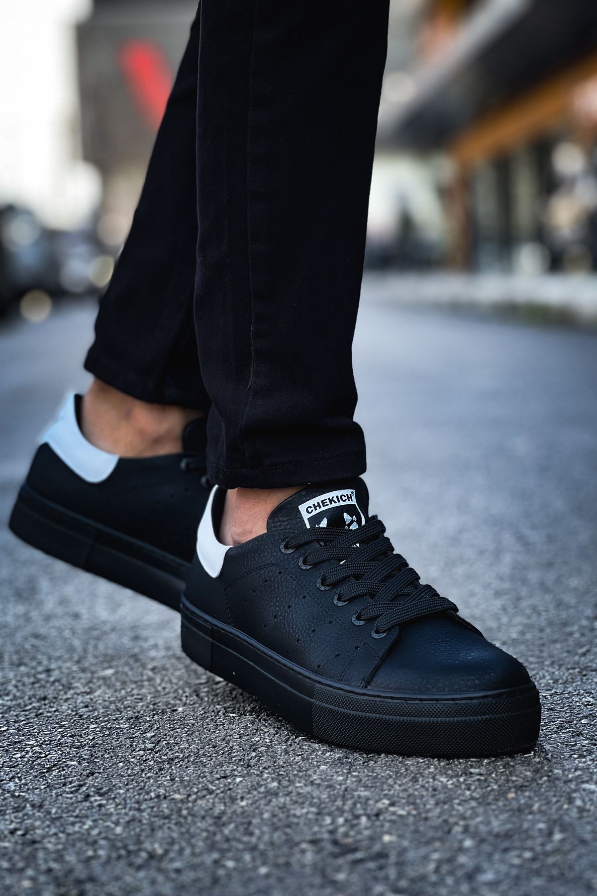 CH983 CST Tennis Erkek Ayakkabı SIYAH/BEYAZ - Görsel 4