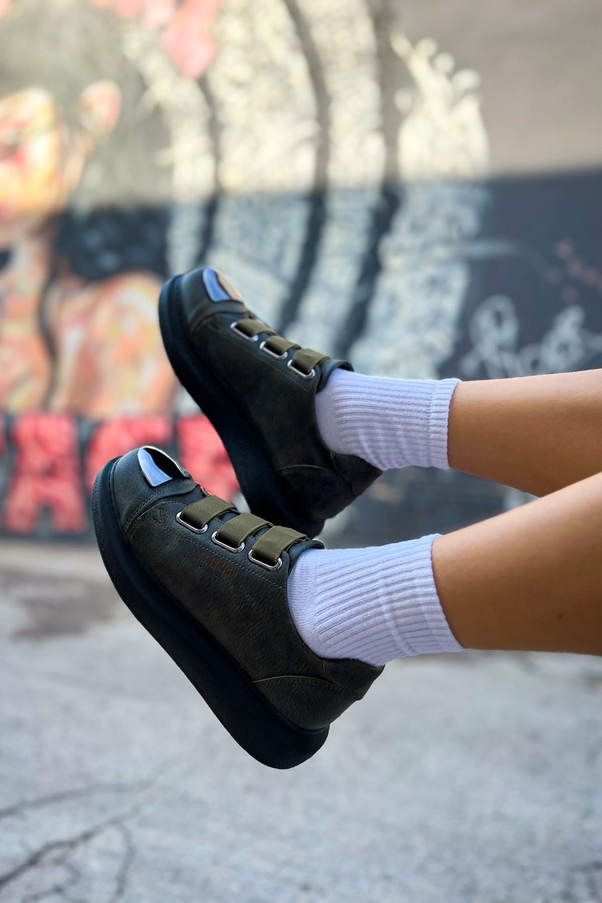 CH251 CST Mirror Kadın Ayakkabı HAKI - Görsel 3