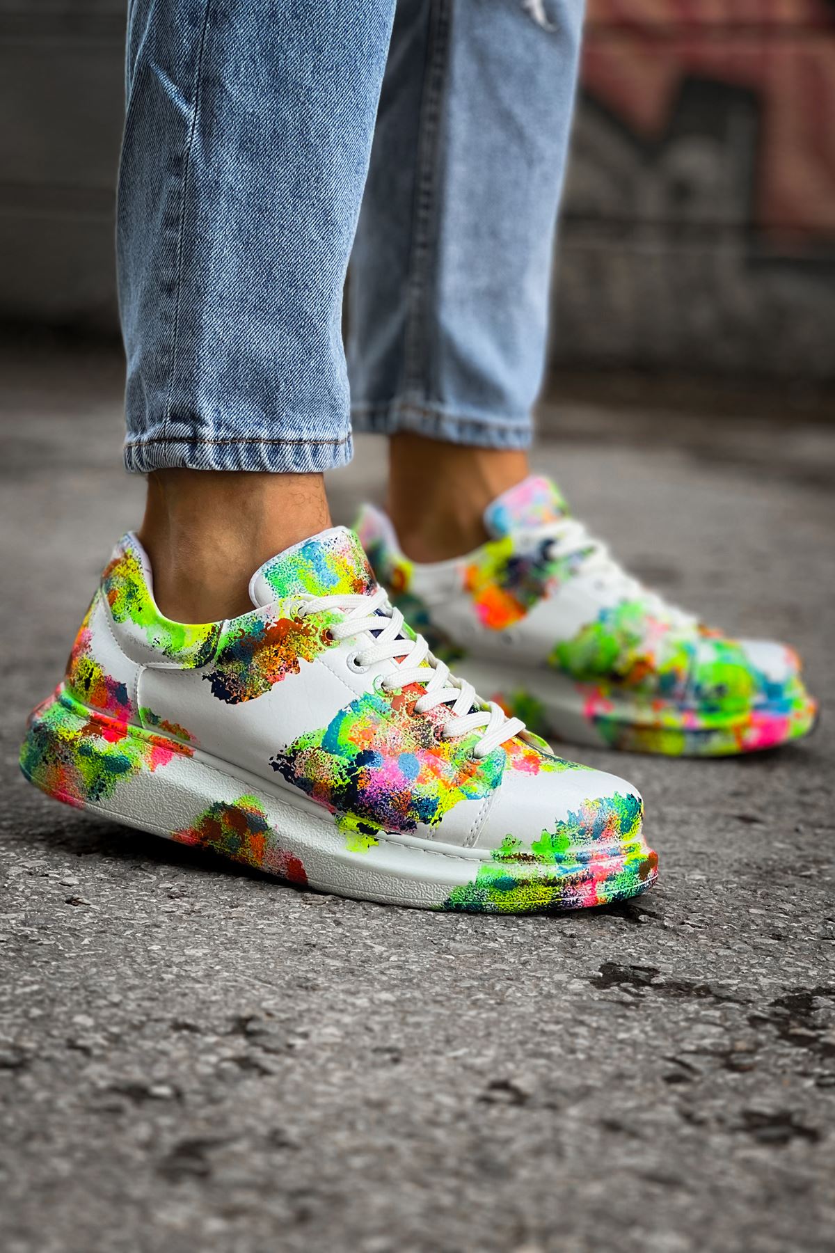 CH254 CBT Pittura Erkek Ayakkabı 550 COLORFULL - Görsel 2