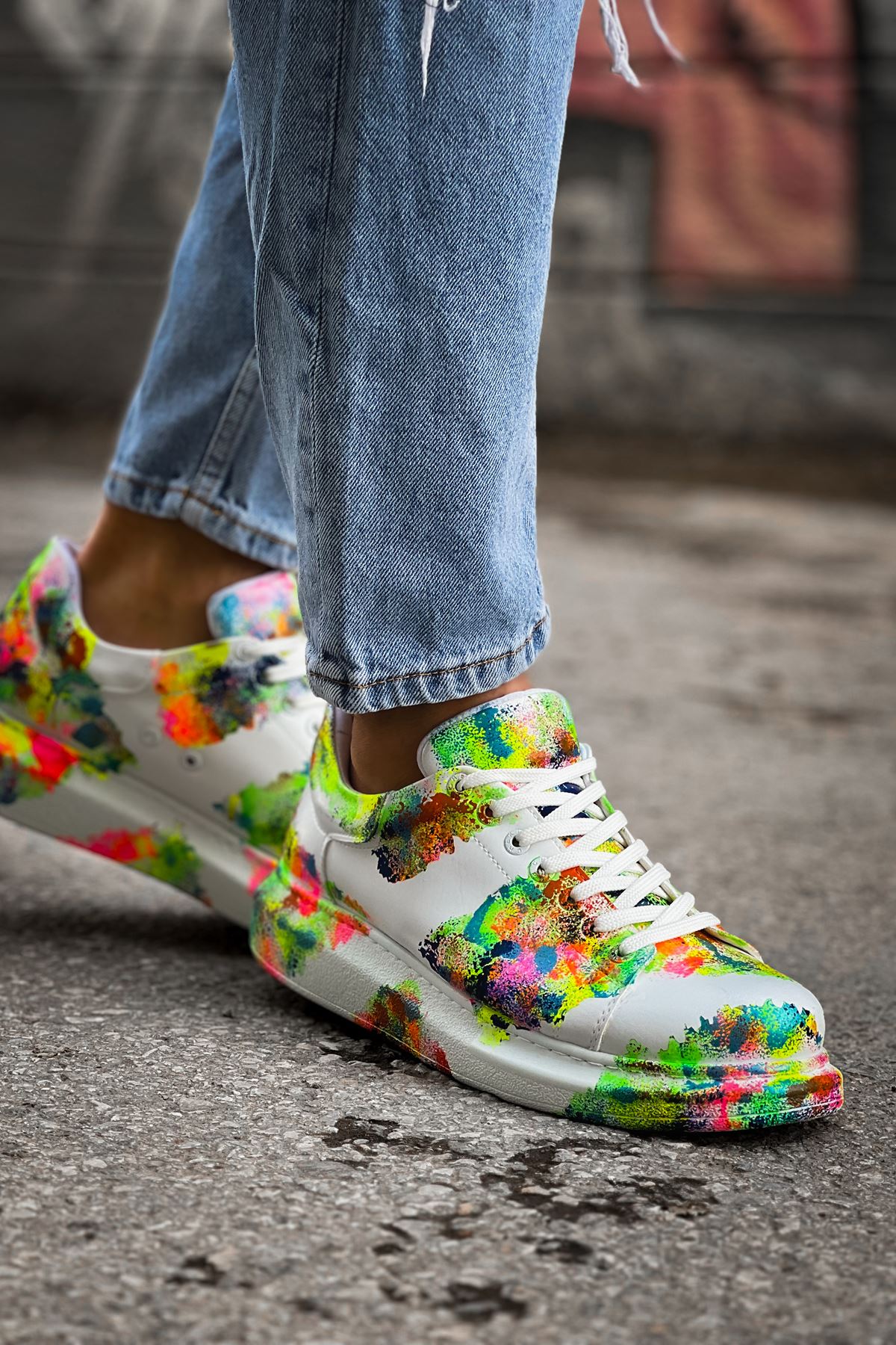 CH254 CBT Pittura Erkek Ayakkabı 550 COLORFULL - Görsel 3