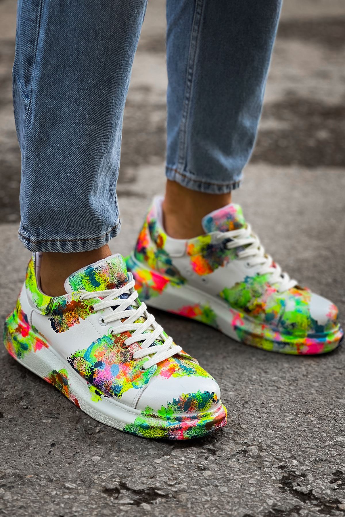 CH254 CBT Pittura Erkek Ayakkabı 550 COLORFULL - Görsel 4