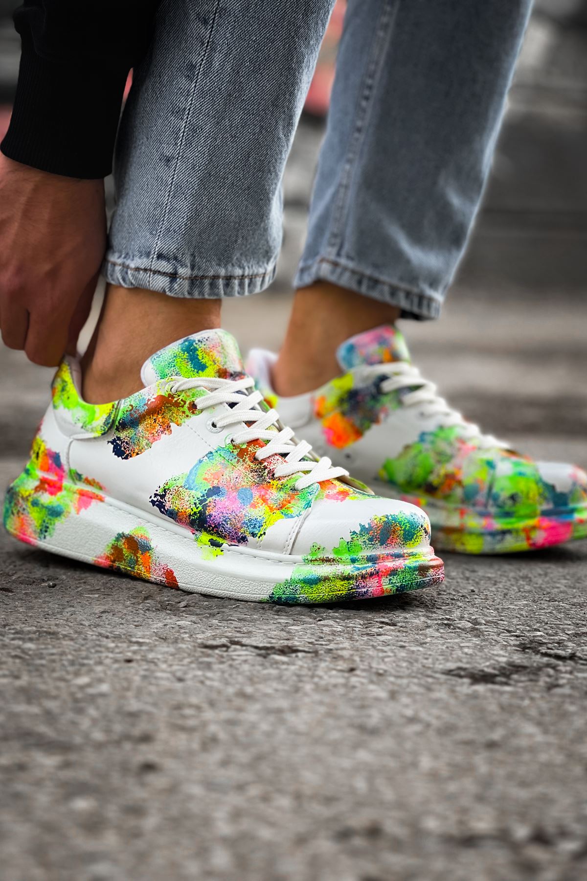 CH254 CBT Pittura Erkek Ayakkabı 550 COLORFULL - Görsel 5