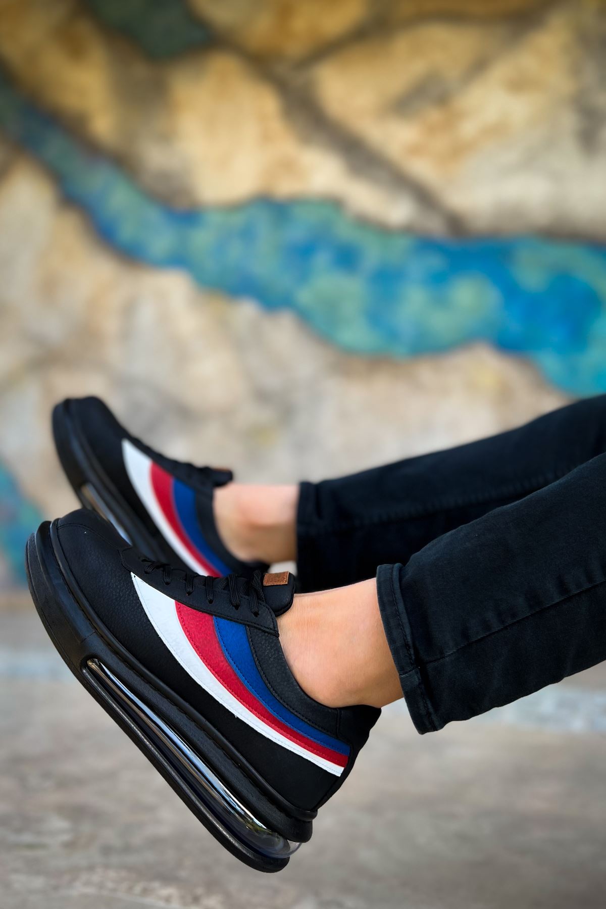 CH171 CRT Ariaso Erkek Ayakkabı SIYAH - Görsel 5