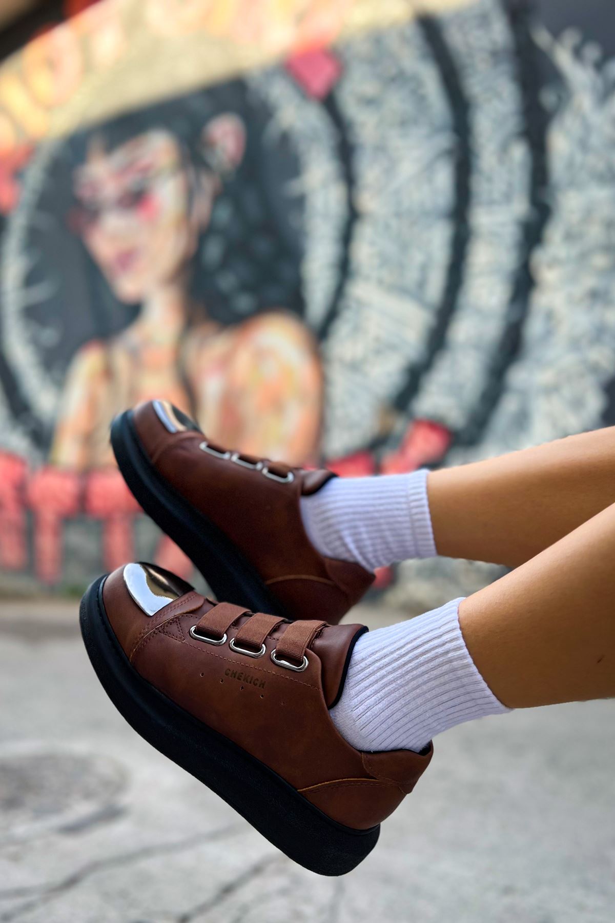 CH251 CST Mirror Kadın Ayakkabı TABA - Görsel 3