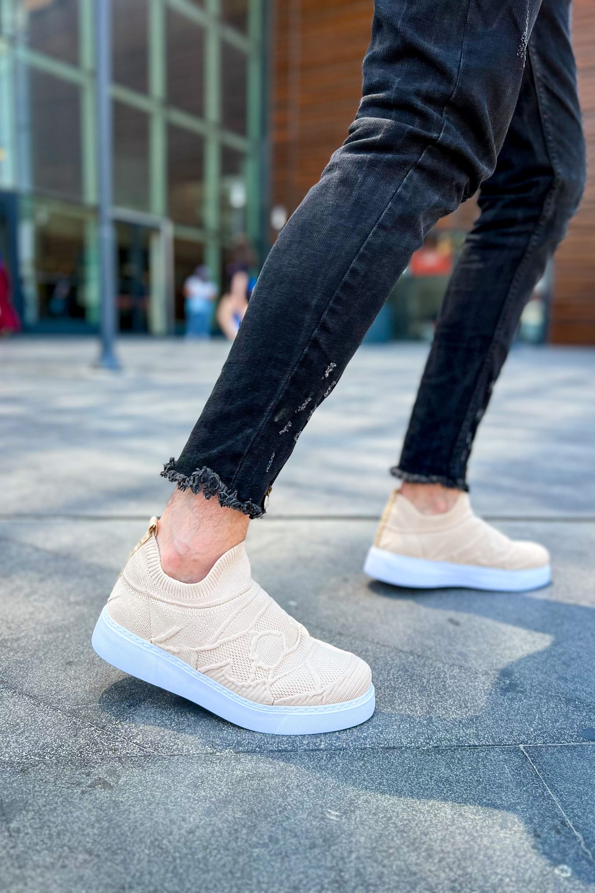 CH411 TBT Craig Erkek Ayakkabı BEJ - Görsel 5