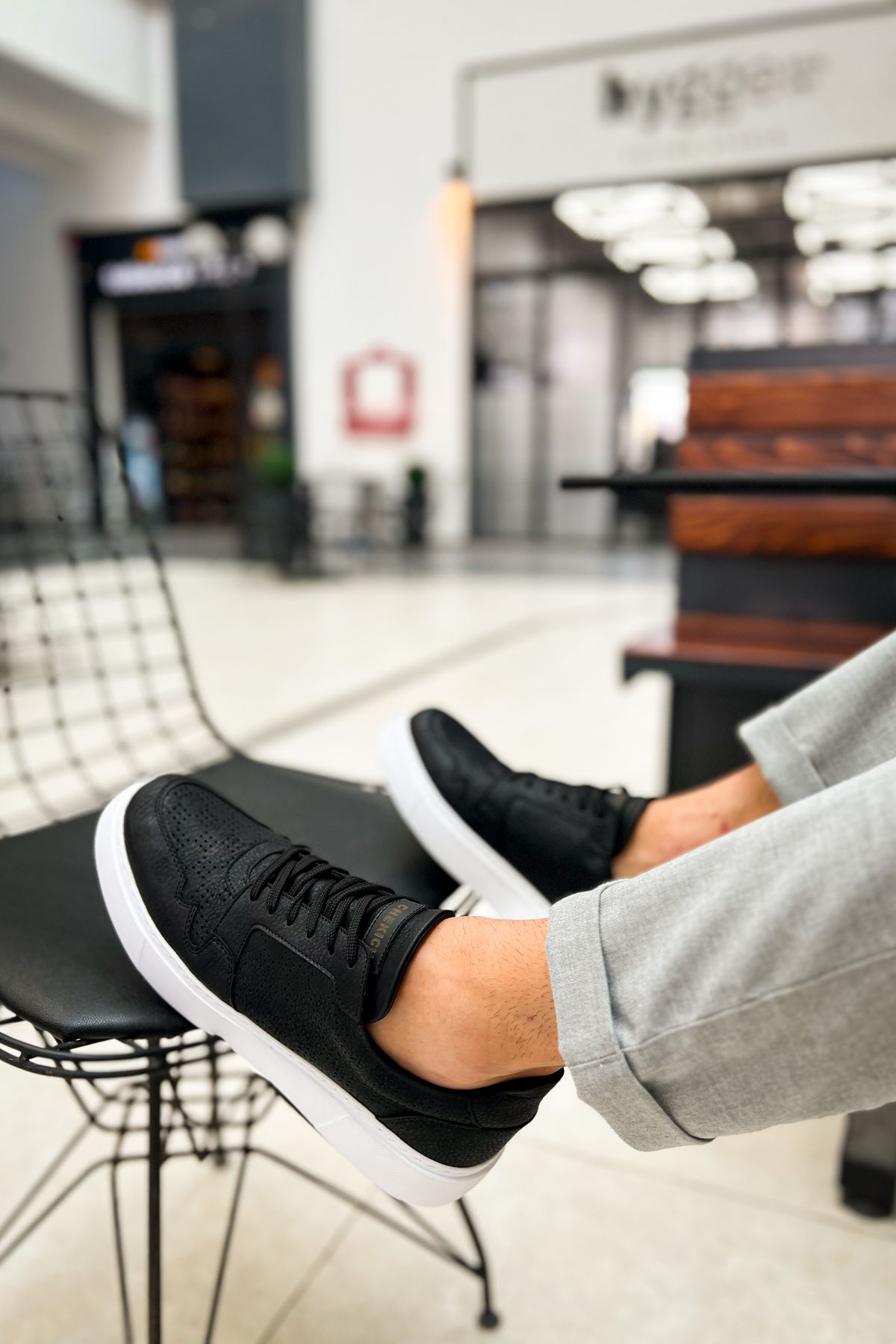 CH153 CBT Oxford Erkek Ayakkabı SIYAH - Görsel 4