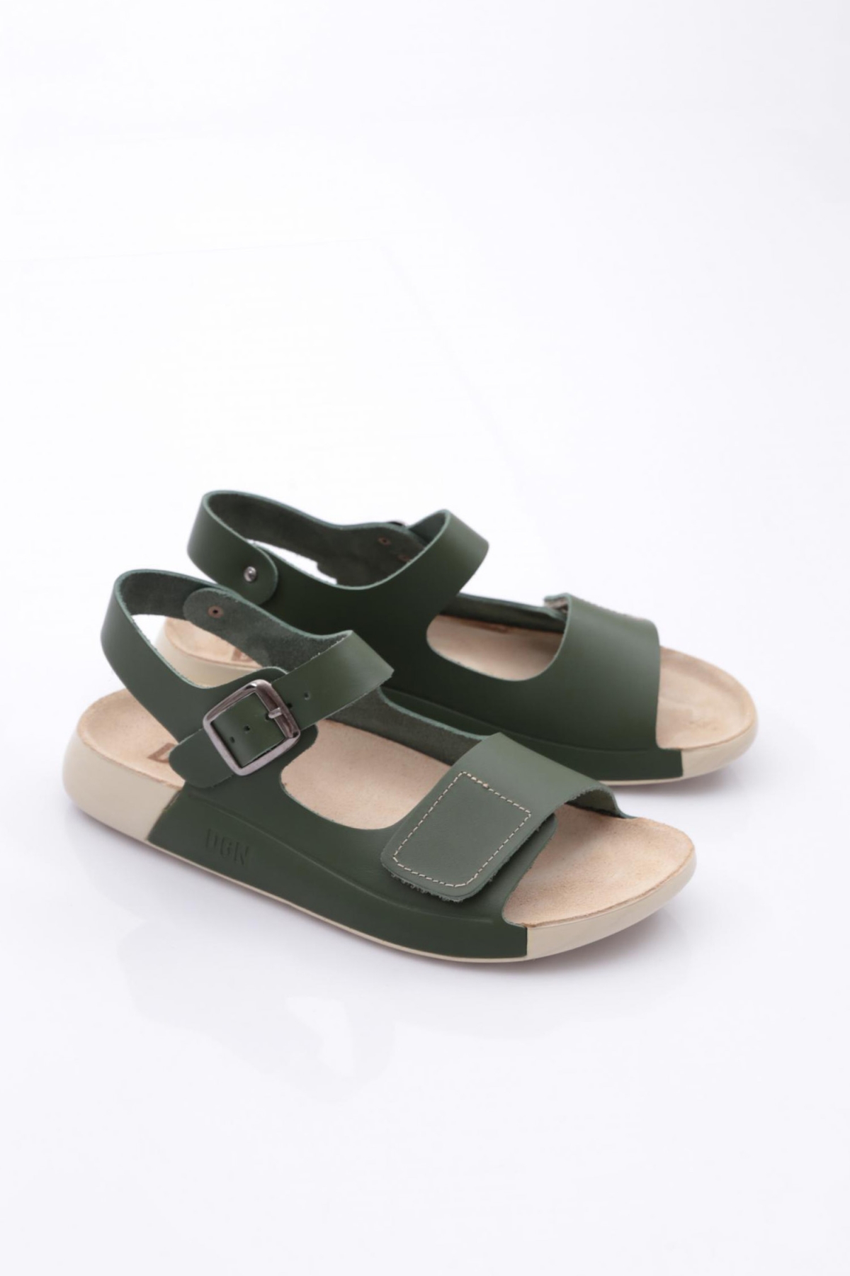 P28 Kadin Çift Bantli Sandalet - Görsel 3