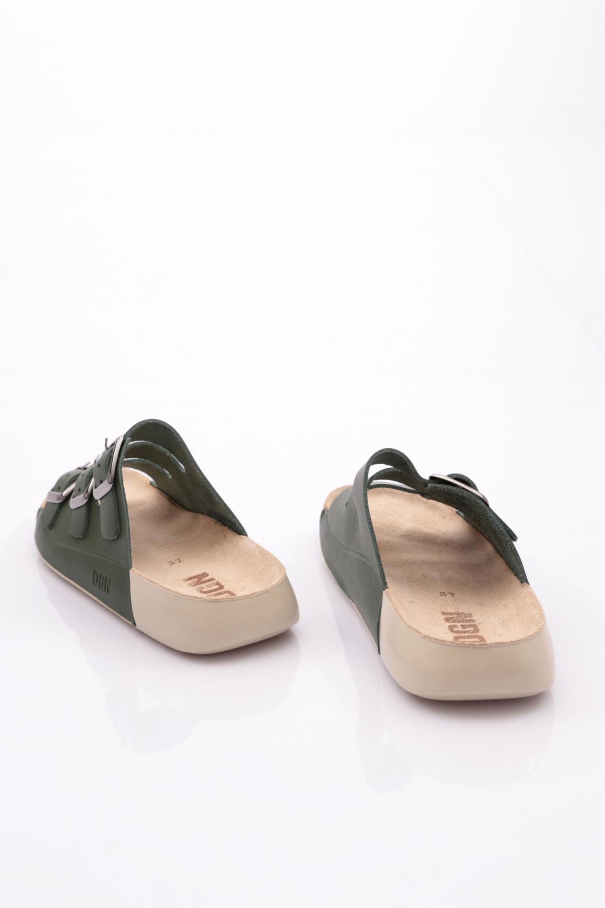 P29 Kadin Tokali Üç Bantli Terlik - Görsel 4