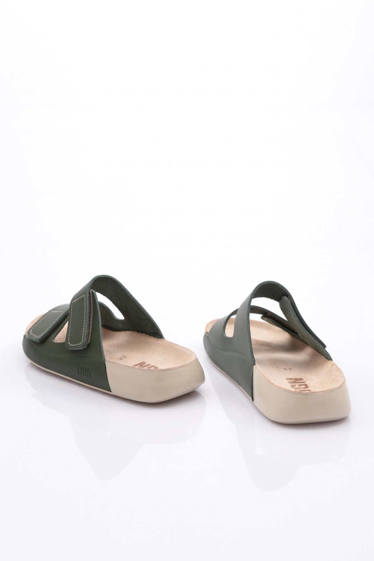 P27 Kadin Çift Bantli Terlik - Görsel 4