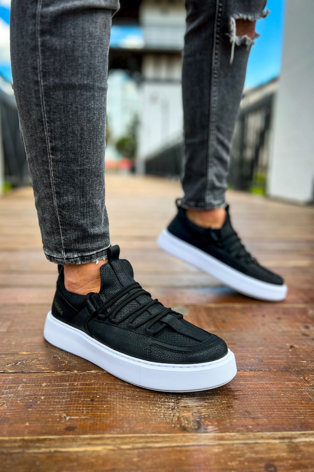 CH159 CBT Saturn Erkek Ayakkabı SIYAH - Görsel 4