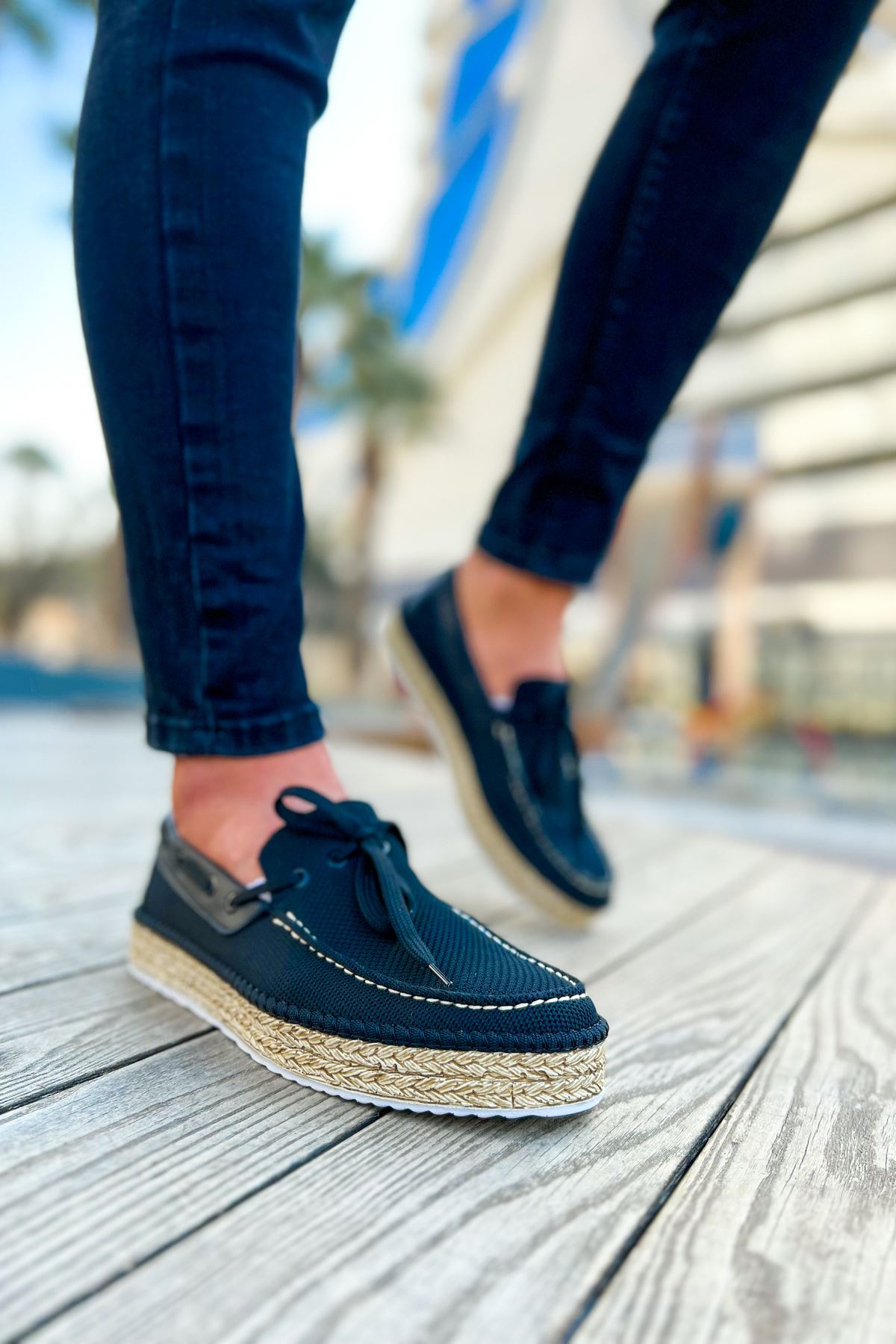 CH311 Espadril Erkek Ayakkabı SIYAH - Görsel 3