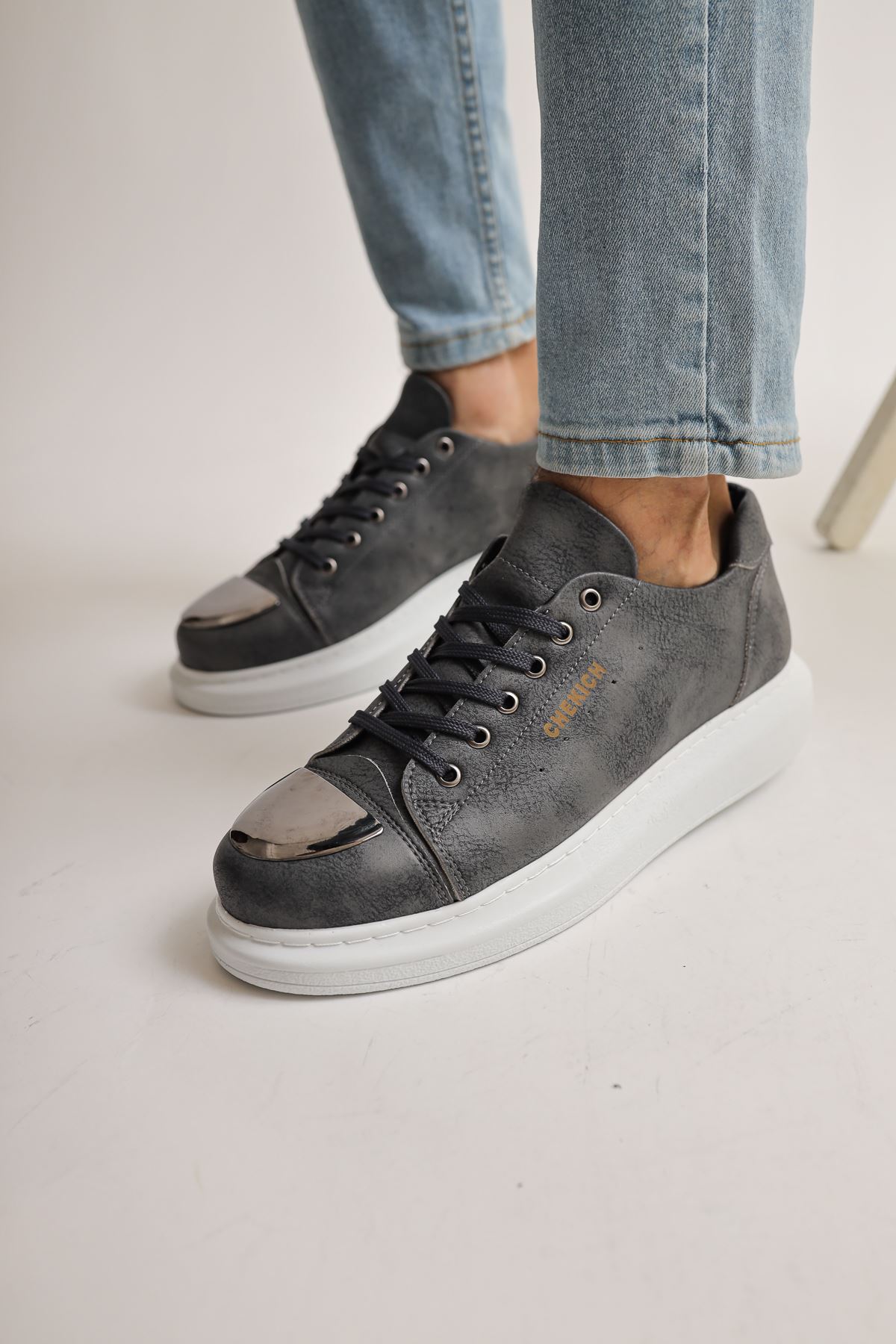 CH175 CBT Mirror Erkek Ayakkabı ANTRASIT - Görsel 2