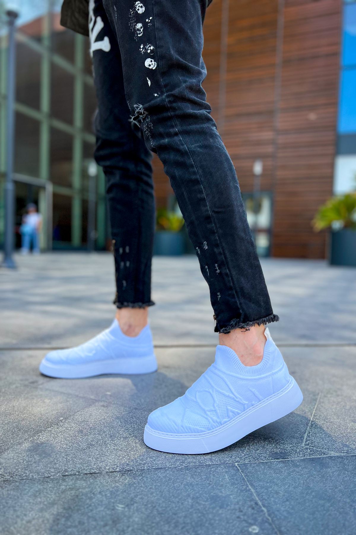 CH411 TBT Craig Erkek Ayakkabı BEYAZ - Görsel 4