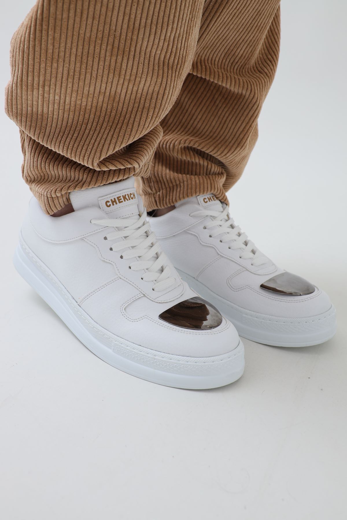 CH185 CBT Force Mirror Erkek Ayakkabı BEYAZ - Görsel 4