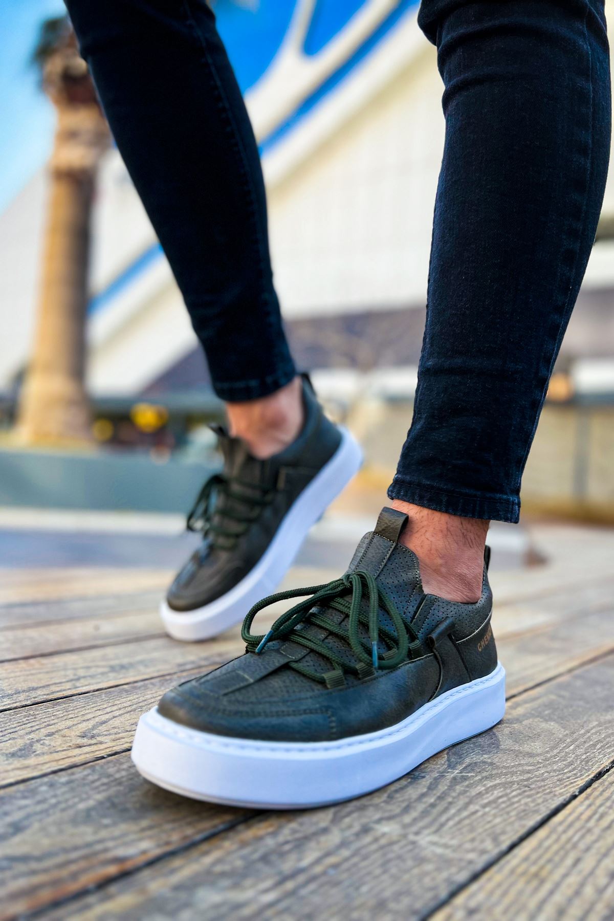 CH159 CBT Saturn Erkek Ayakkabı HAKI - Görsel 5