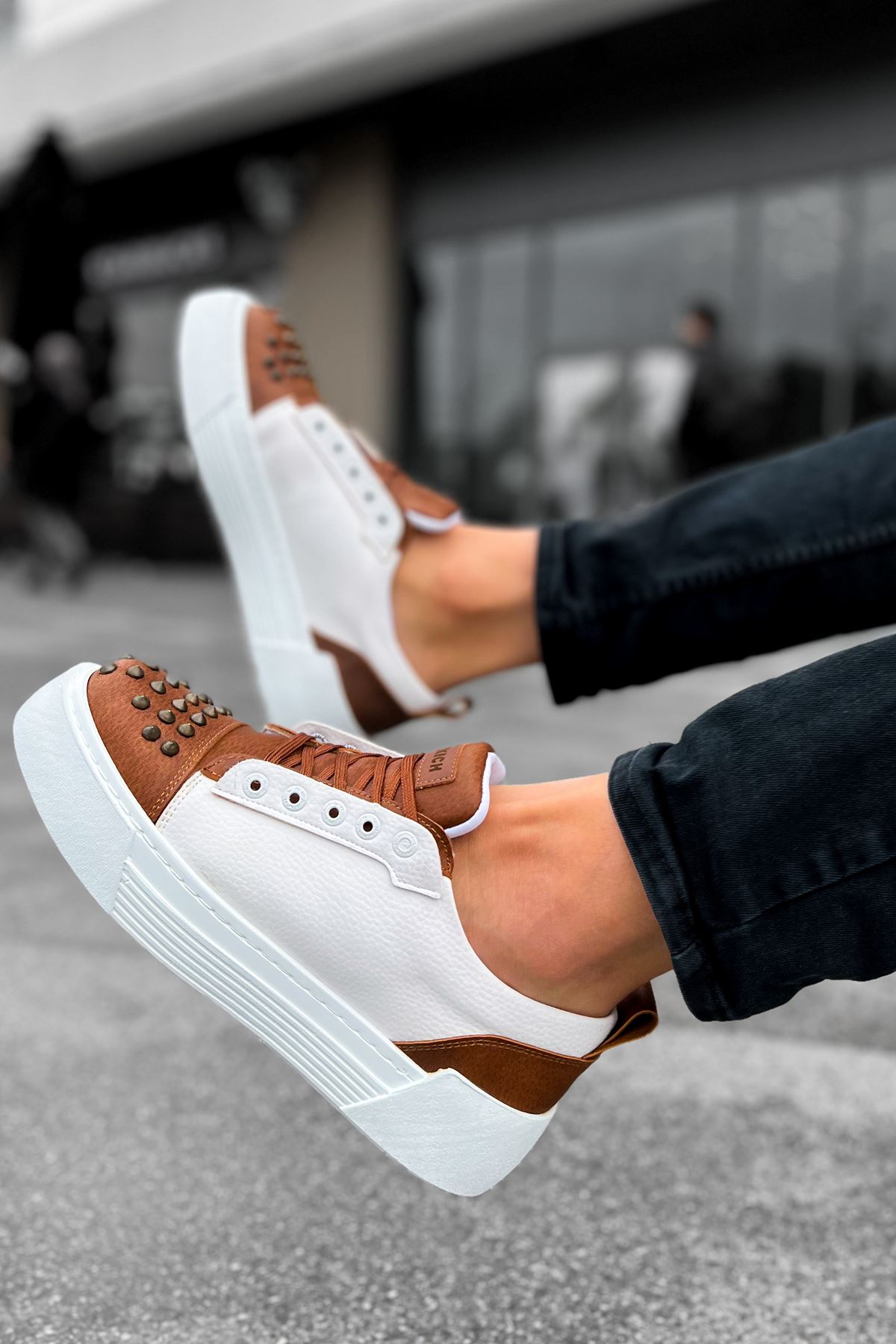 CH169 CBT Thorn Erkek Ayakkabı TABA/BEYAZ - Görsel 6