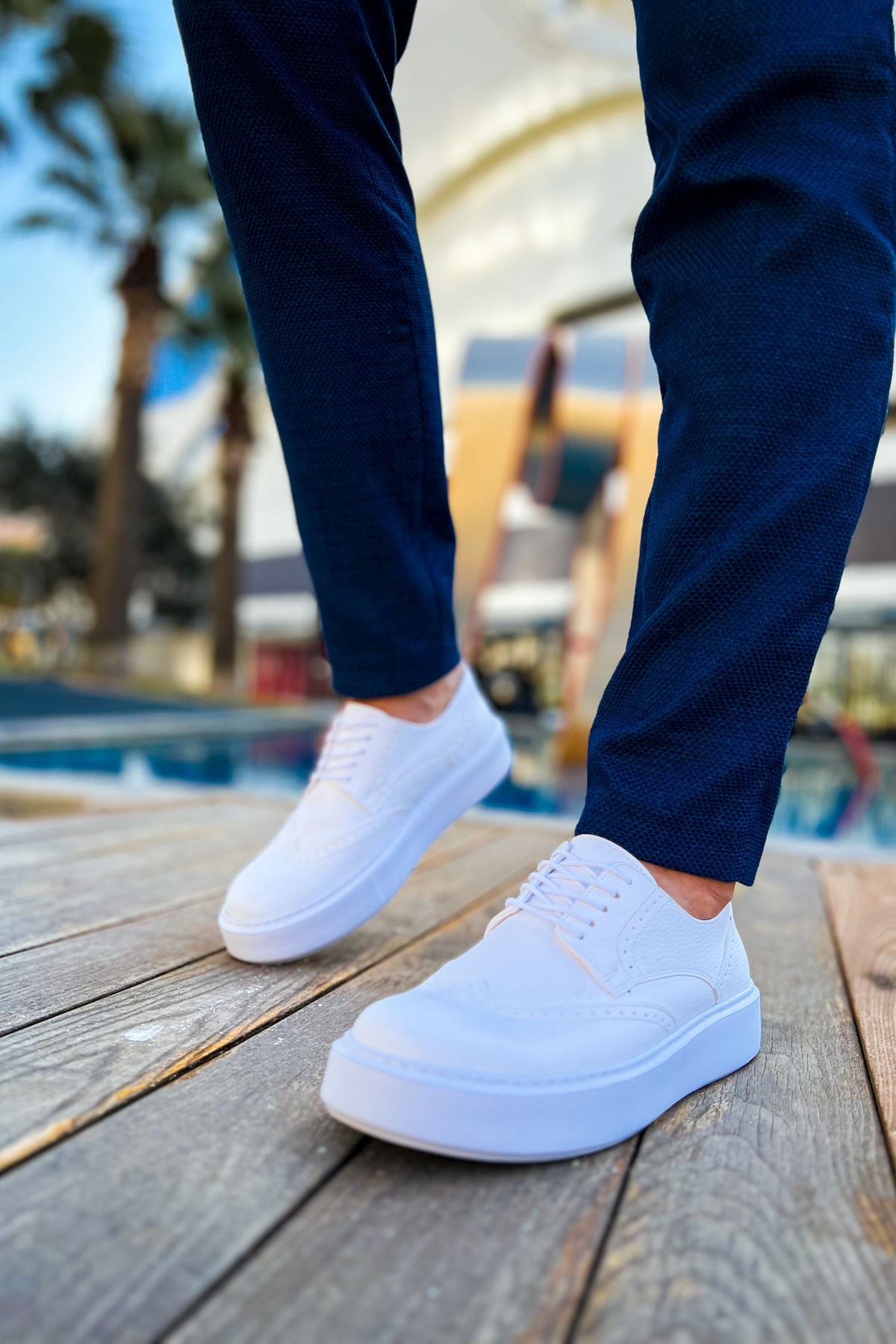 CH149 CBT Changer Over Erkek Ayakkabı BEYAZ - Görsel 4