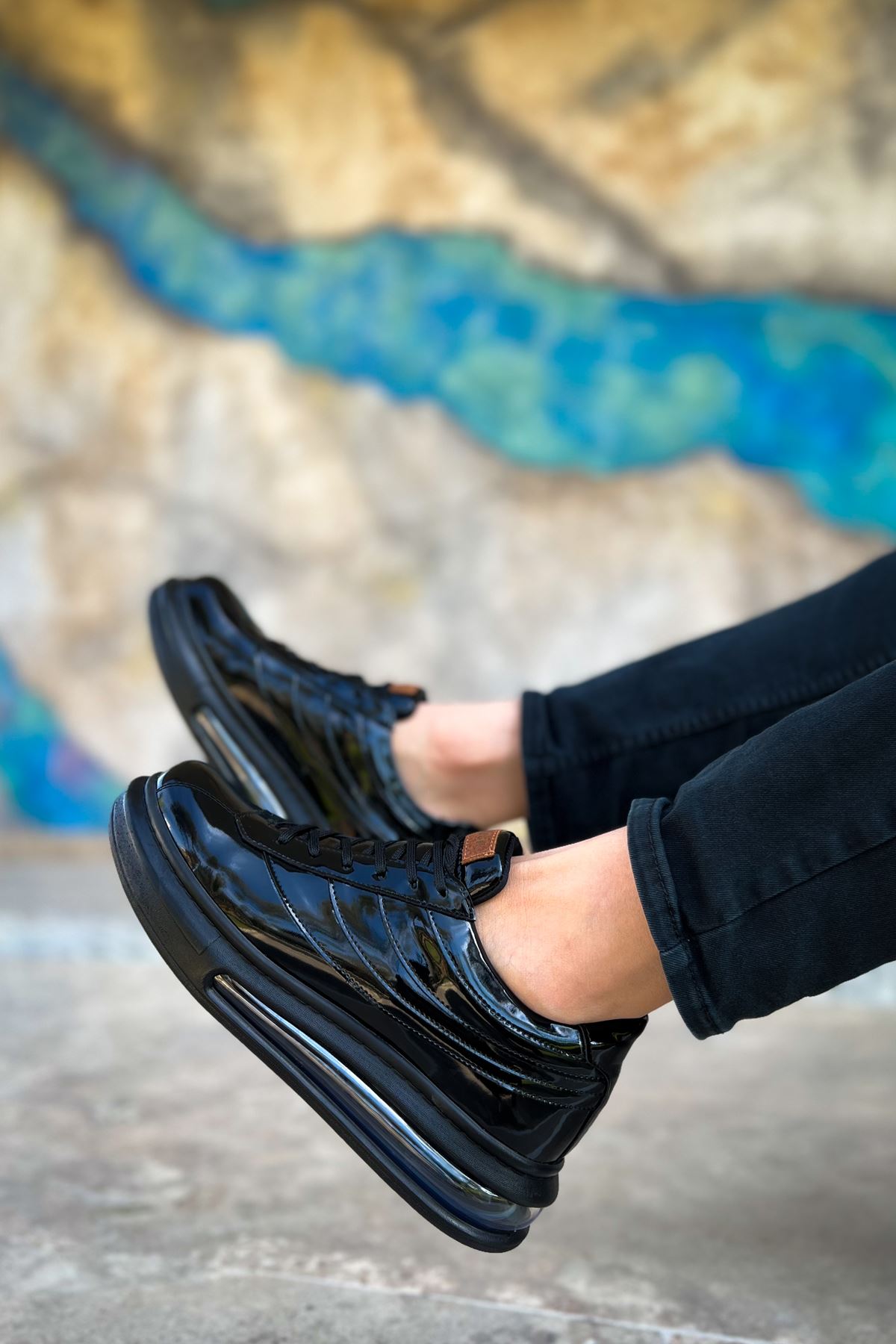 CH171 RST Ariaso Erkek Ayakkabı SIYAH - Görsel 6