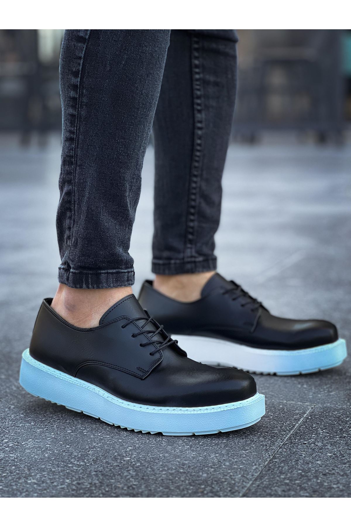 CH001 FBT Classic Lace Erkek Ayakkabı SIYAH - Görsel 3