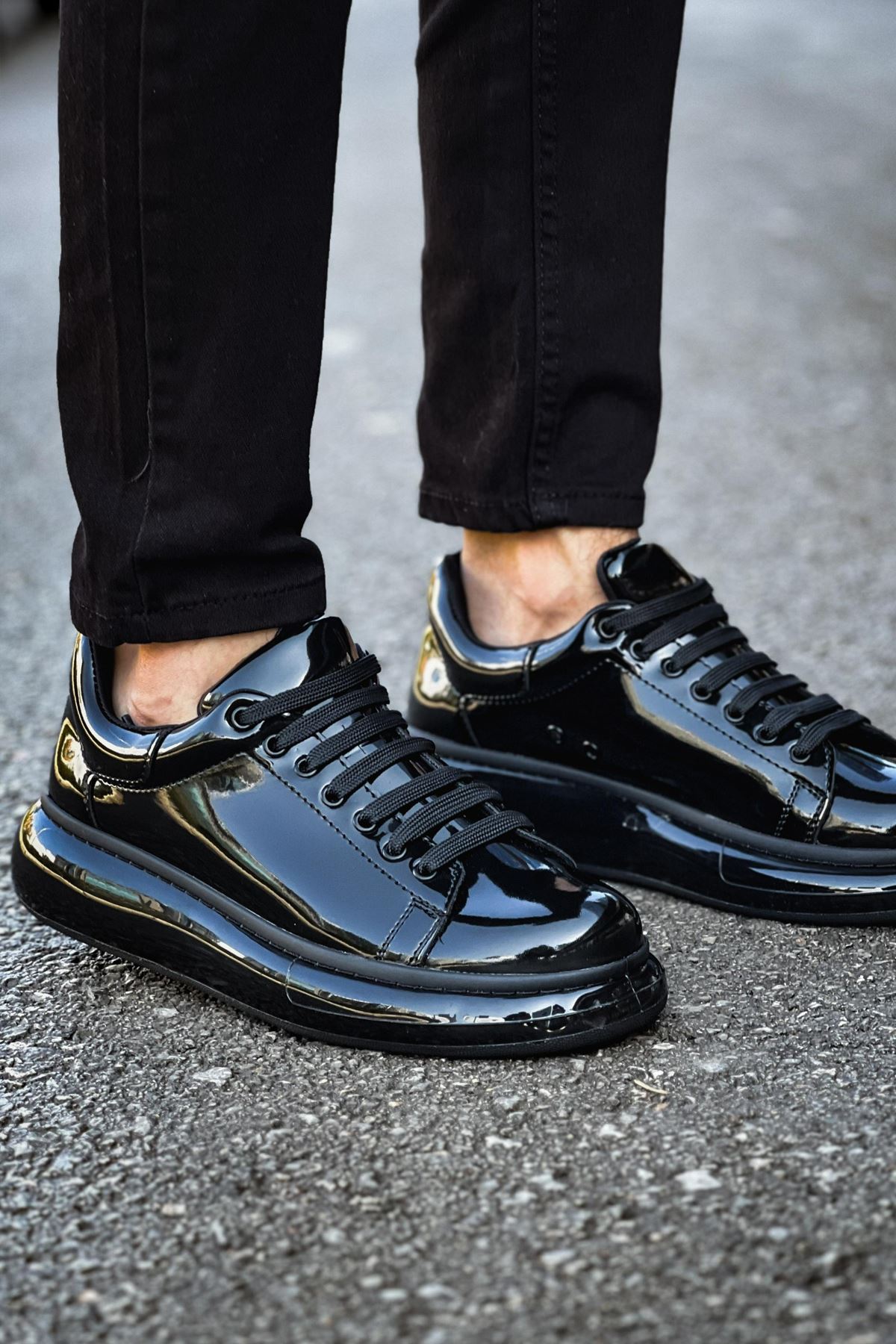 CH295 RST Sollıevo Erkek Ayakkabı SIYAH - Görsel 3