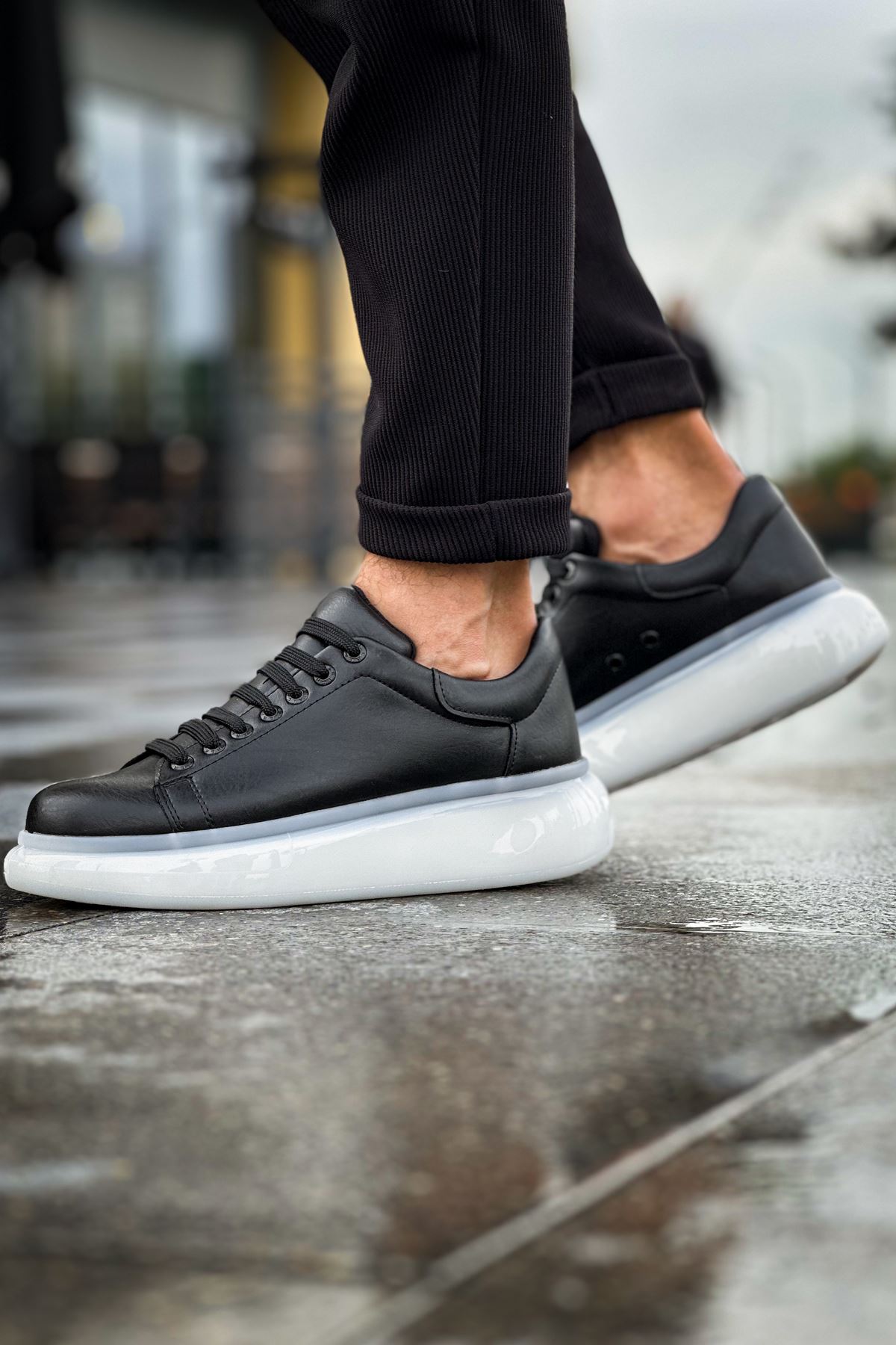 CH295 CBT Sollıevo Erkek Ayakkabı SIYAH - Görsel 3