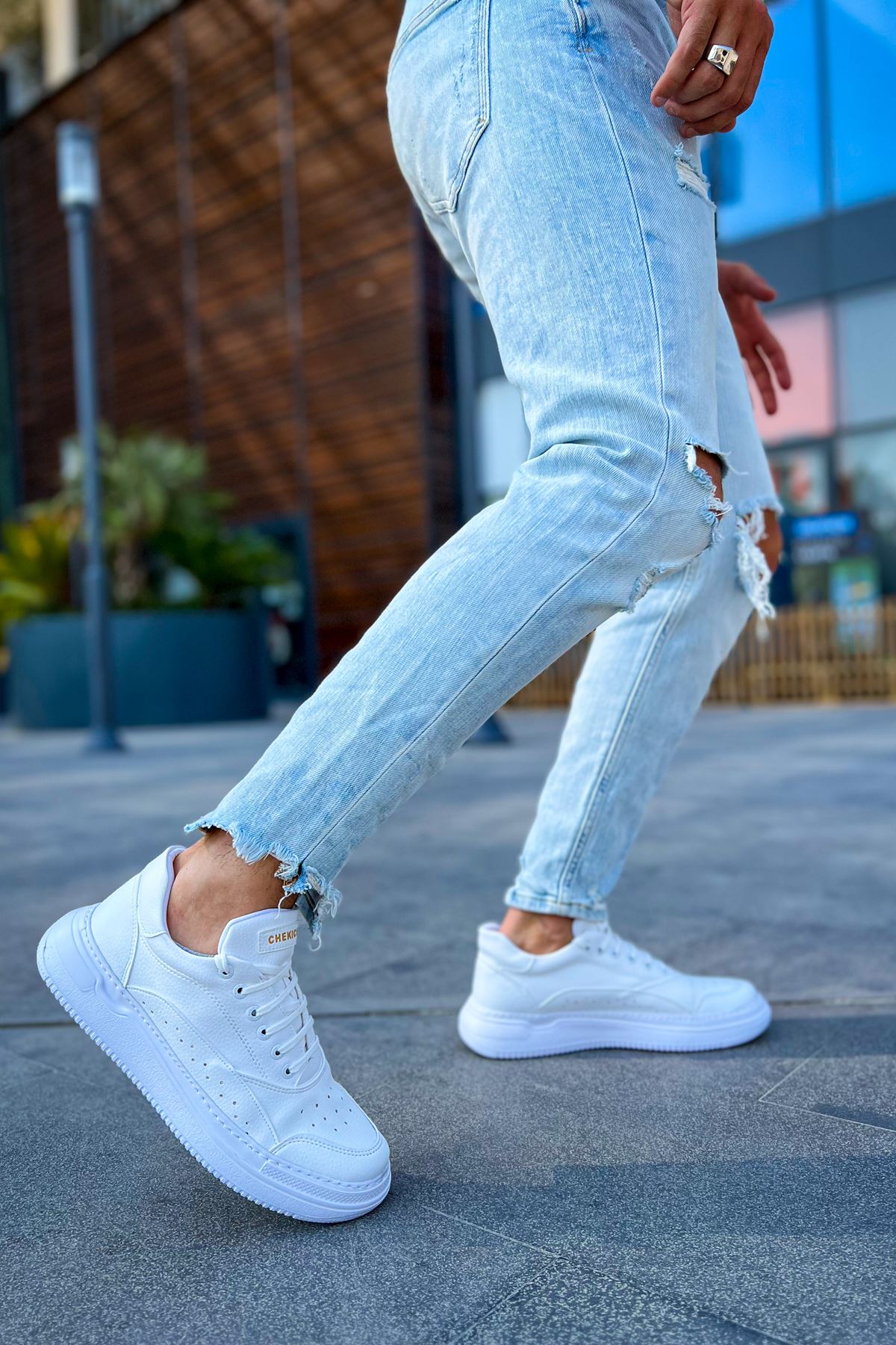 CH115 CBT Literide Erkek Ayakkabı BEYAZ - Görsel 5