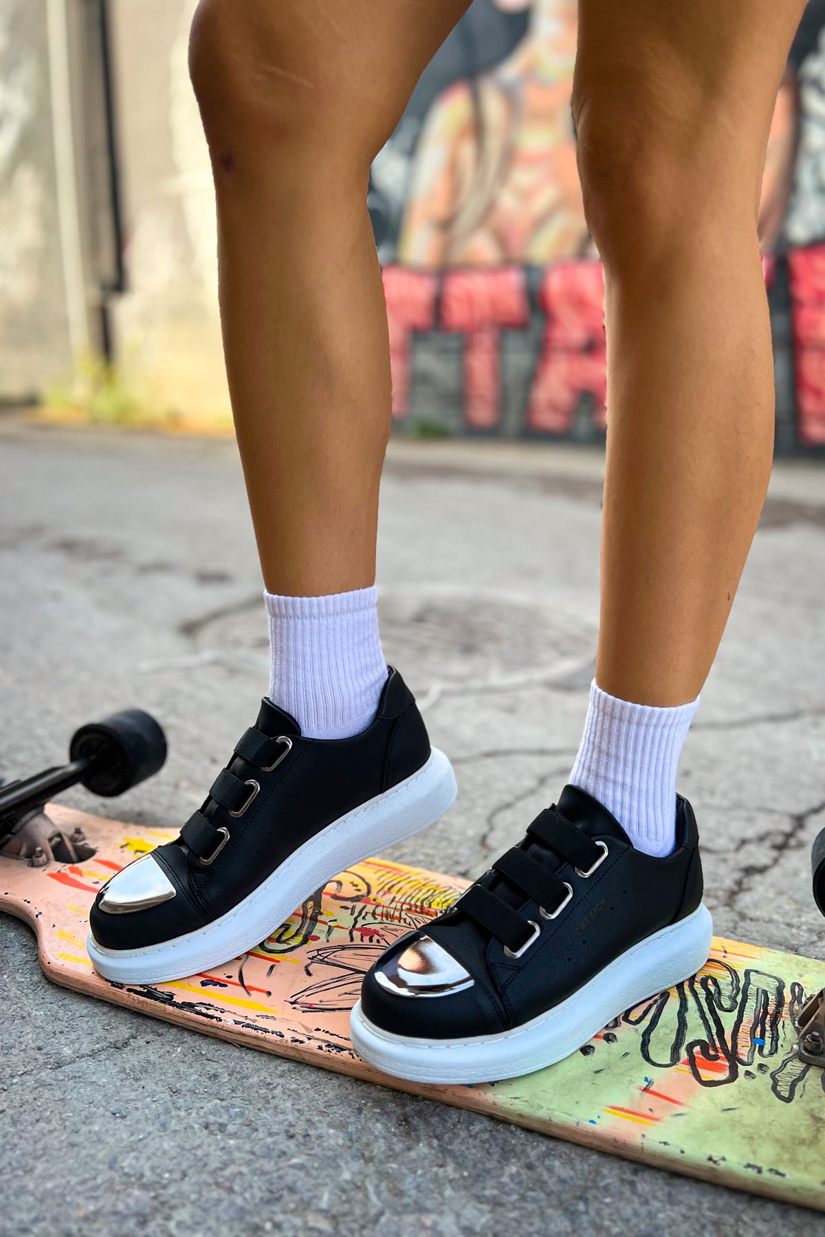 CH251 CBT Mirror Kadın Ayakkabı SIYAH - Görsel 3