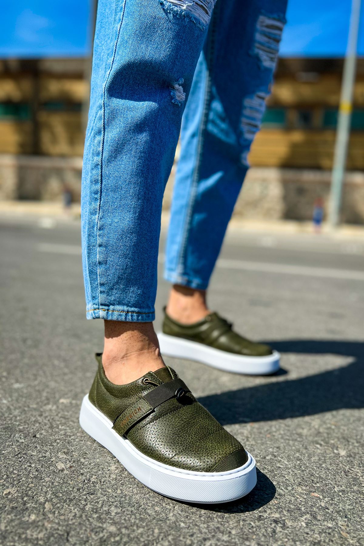 CH147 CBT Dobeny Erkek Ayakkabı HAKI - Görsel 2