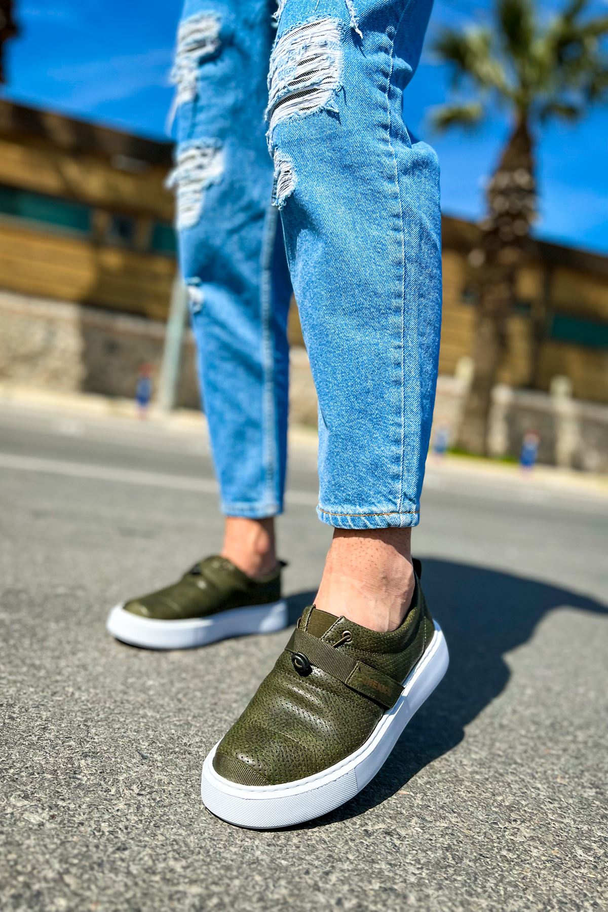 CH147 CBT Dobeny Erkek Ayakkabı HAKI - Görsel 7