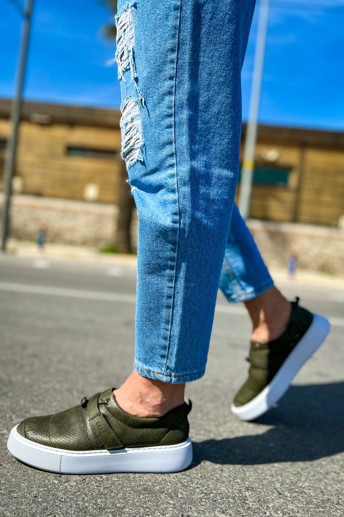 CH147 CBT Dobeny Erkek Ayakkabı HAKI - Görsel 8