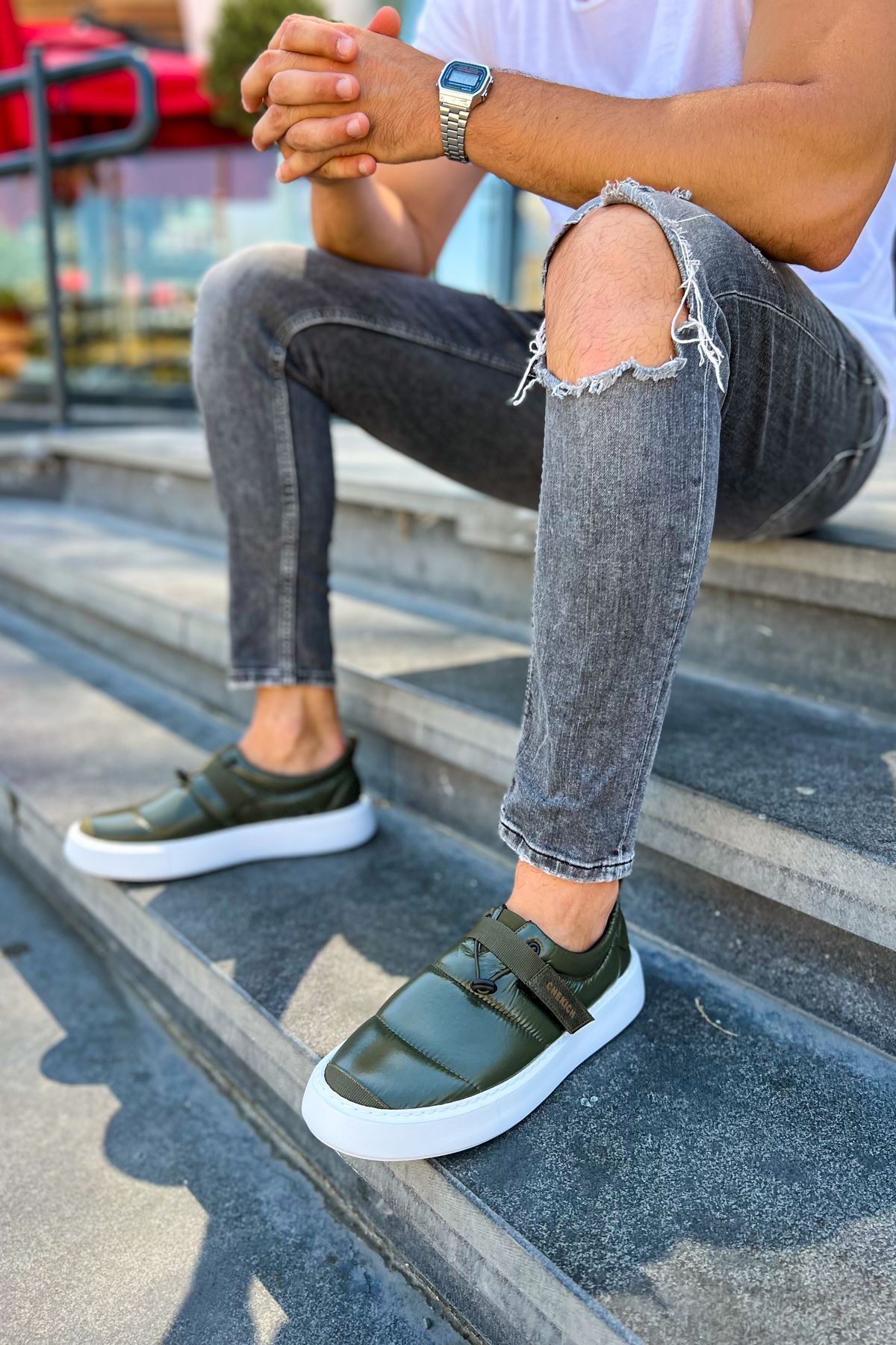 CH137 ABT Parachute Erkek Ayakkabı HAKI - Görsel 5