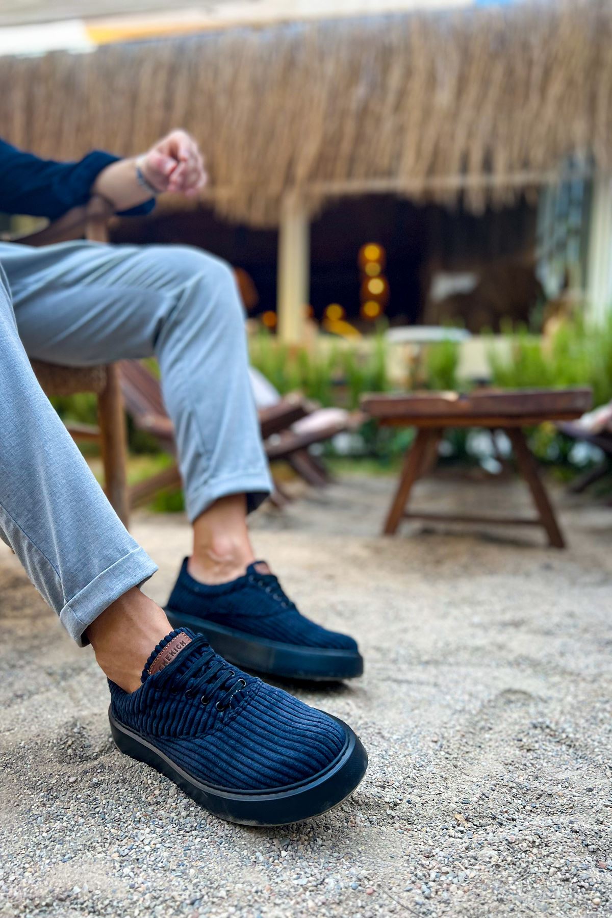 CH173 KST Velluto Erkek Ayakkabı SIYAH - Görsel 5